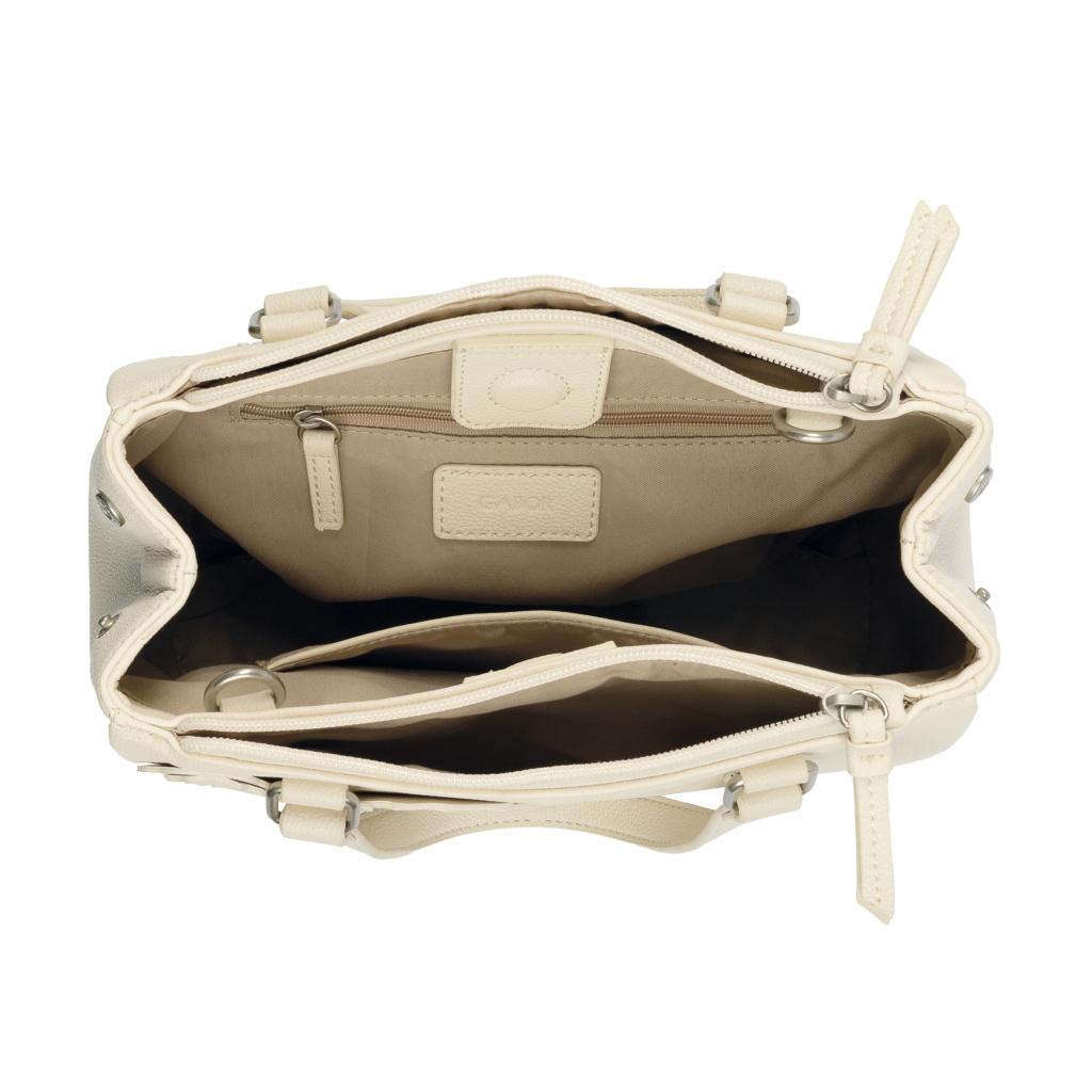 Gabor Shopper »Jovita« mit verspielten 3D-Blüten auf weich genarbtem Lederimitat