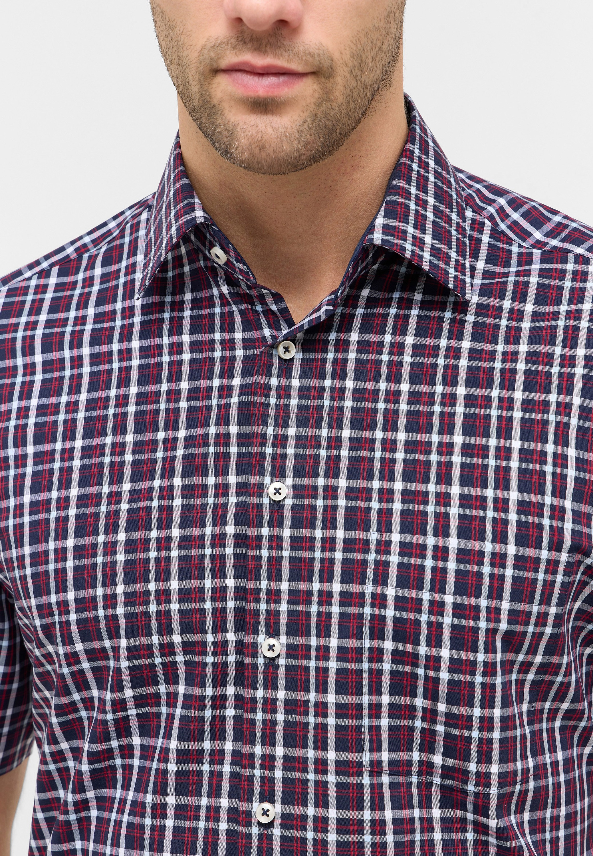 Eterna Kurzarmhemd »MODERN FIT« NON IRON (bügelfrei)