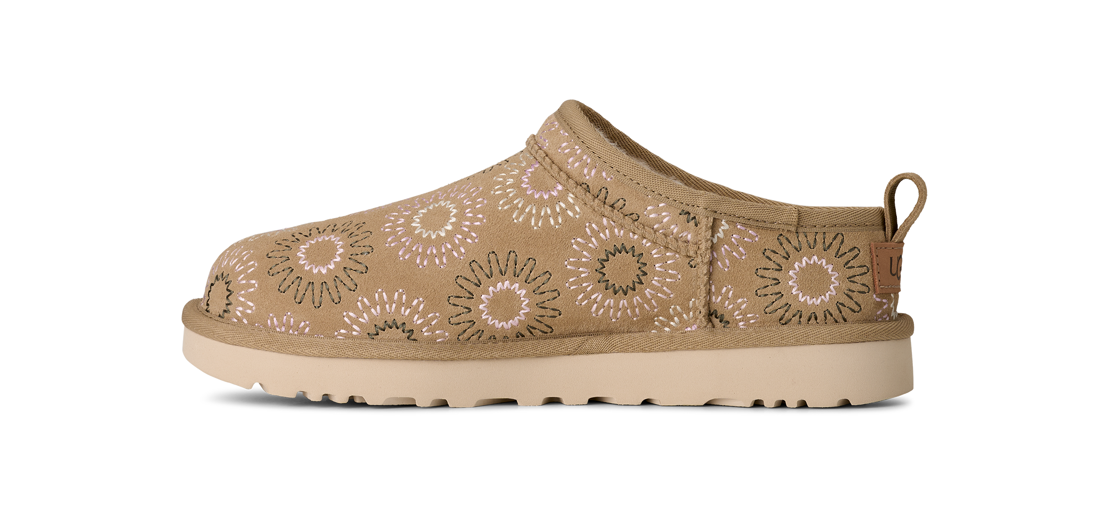 UGG Schlupfboots »CLASSIC MICRO SUN STITCH«  Boots, Clog mit Anziehlasche