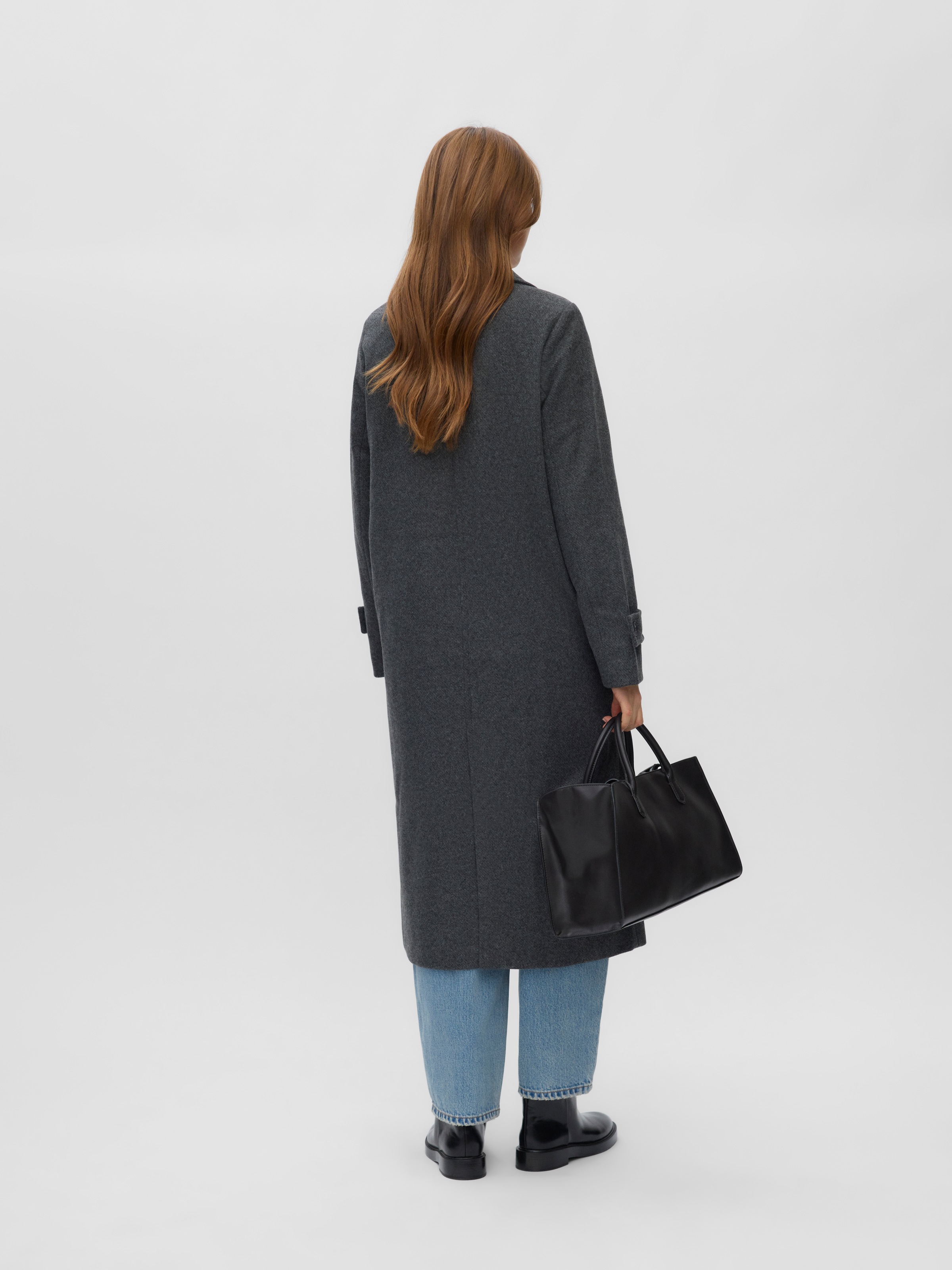 Vero Moda Langmantel »VMEVA LONG COAT NOOS« Kunstfaser