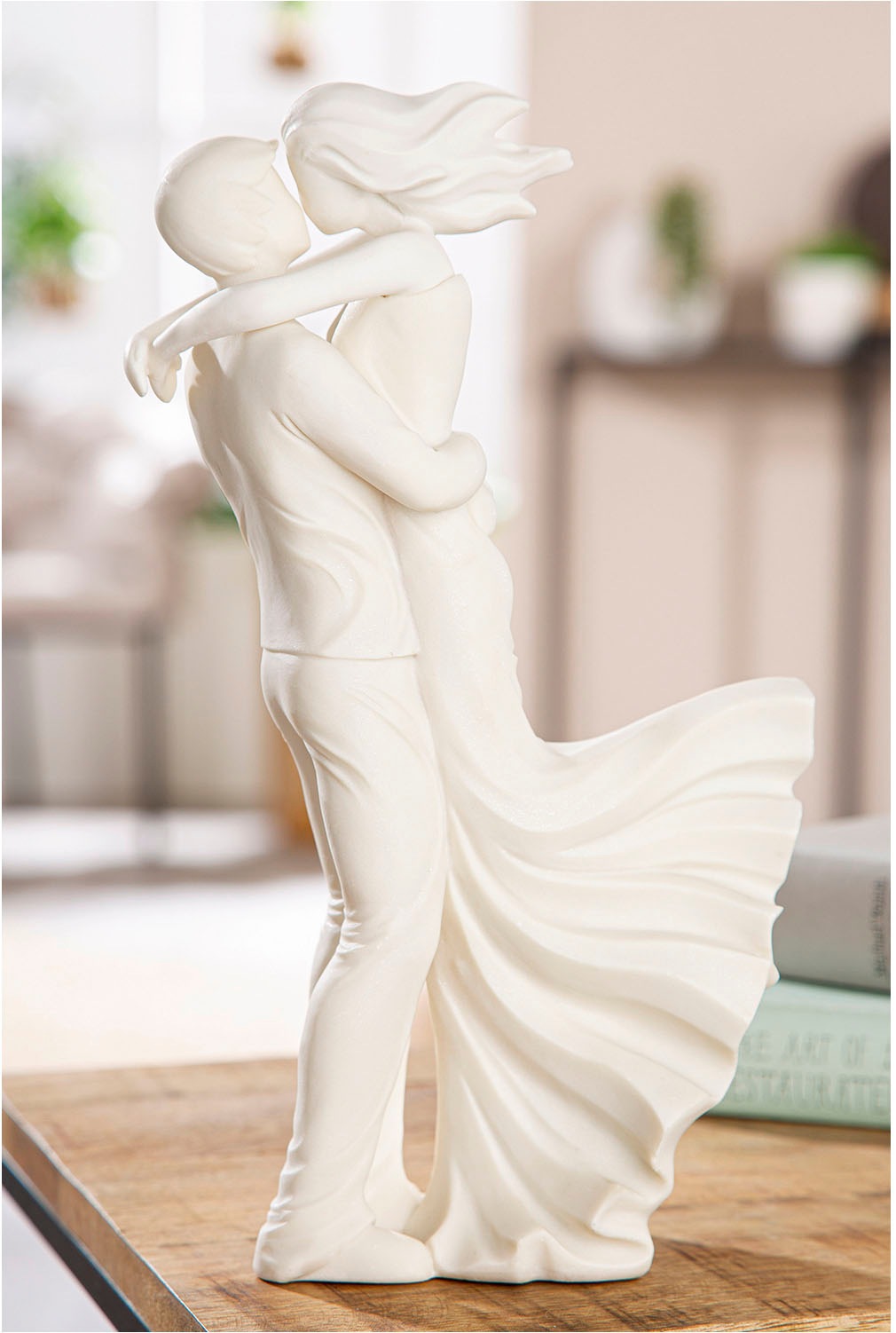 GILDE Dekofigur »Figur Paar Couple in the wind weiß H. 30,5 cm«