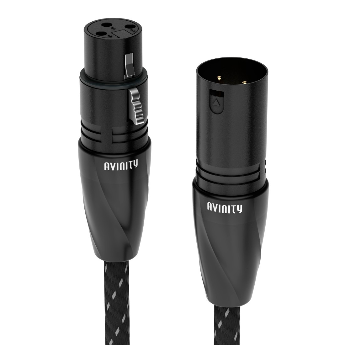 AVINITY XLR-Kabel, Gewebe, vergoldet, 1,5 m