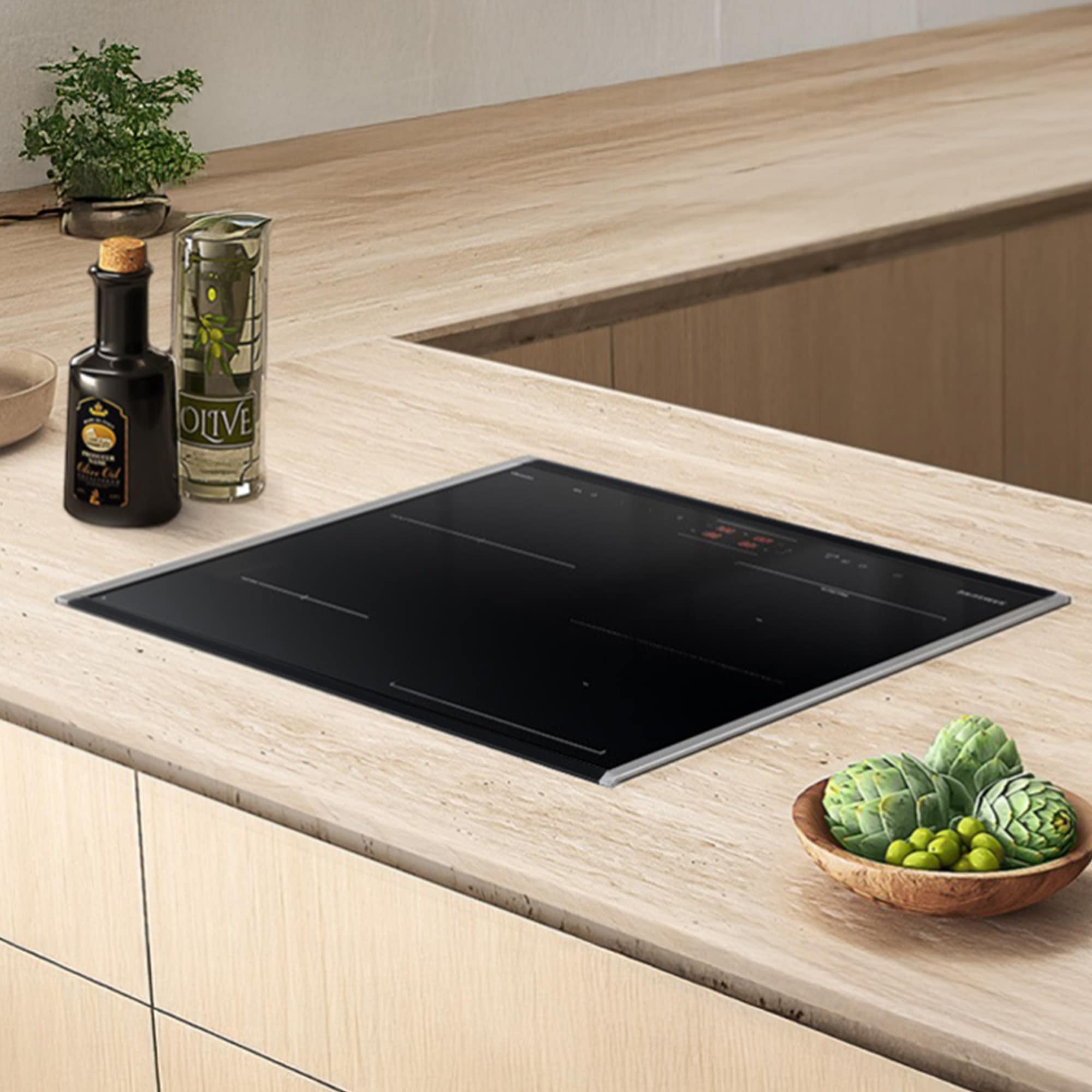 Samsung Flex-Induktions-Kochfeld »NZ64B5046JK/U1« Mehr Flexibilität und viel Platz deine Pfannen & Töpfe. Mit WiFi