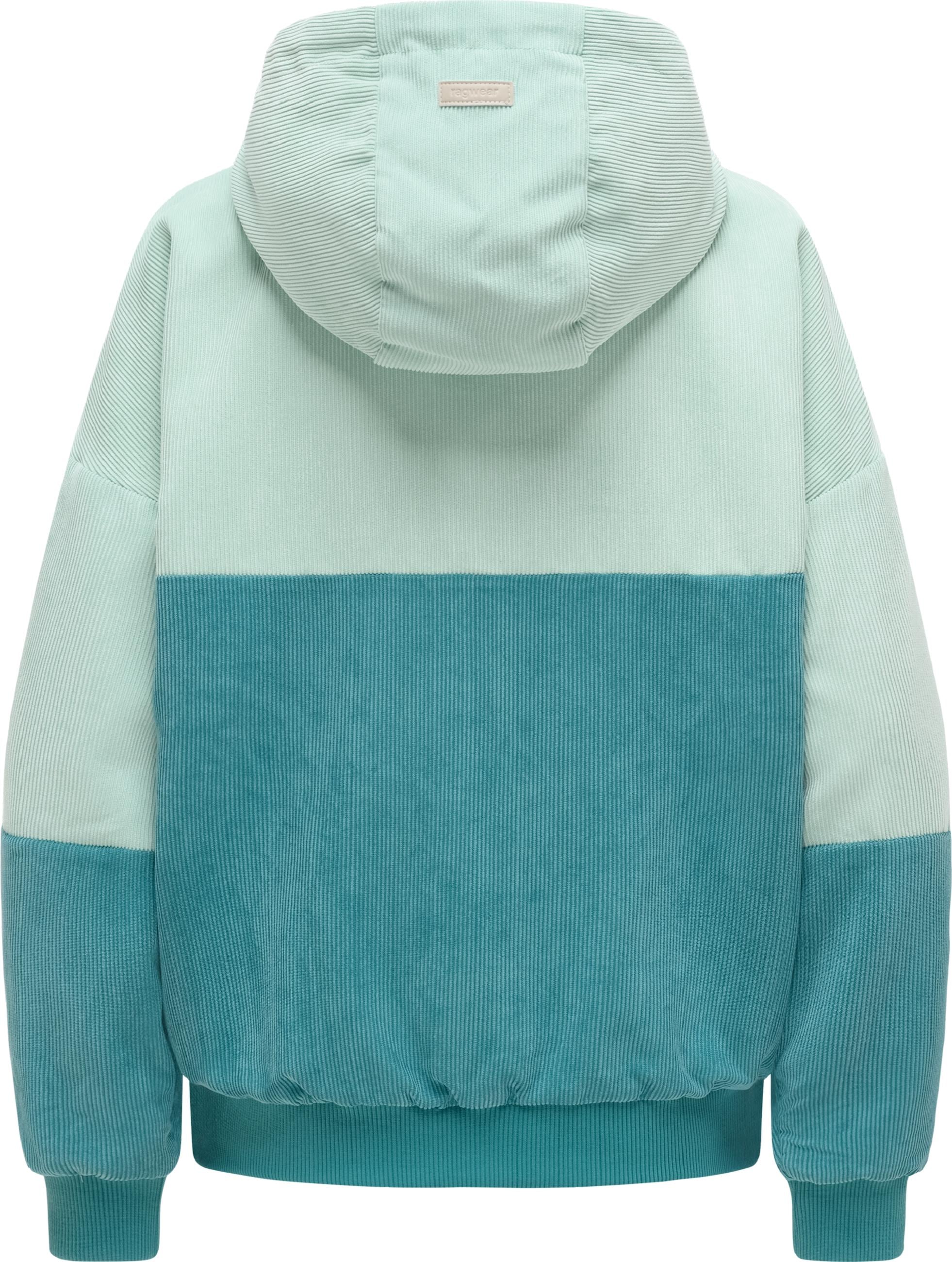 Ragwear Cordjacke »Cordjacke Queny Cordy« mit Kapuze Jacke in Feinkord-Optik mit verstellbarer Kapuze