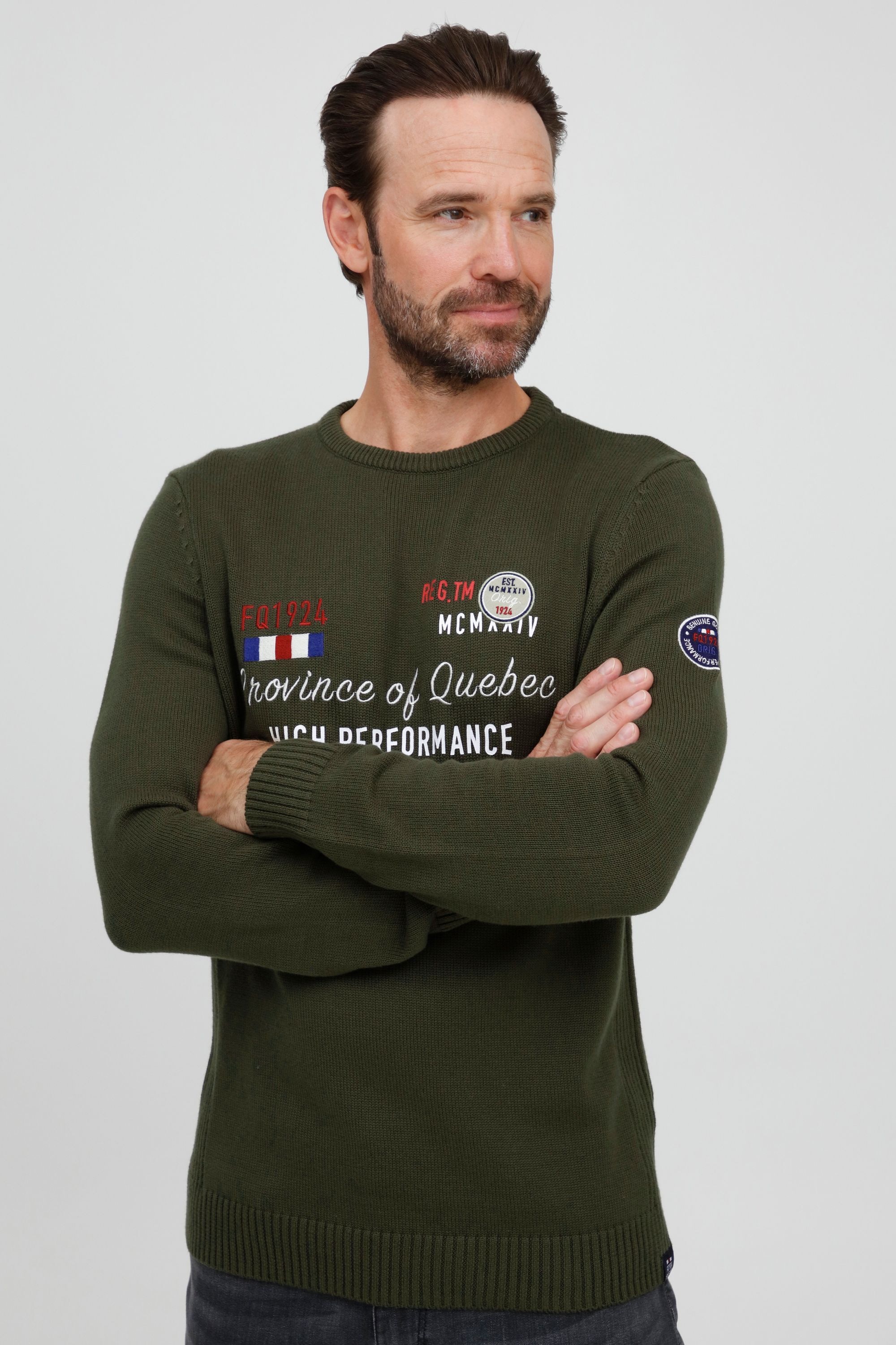 FQ1924 Strickfleece-Pullover »Strickpullover FQErlo«