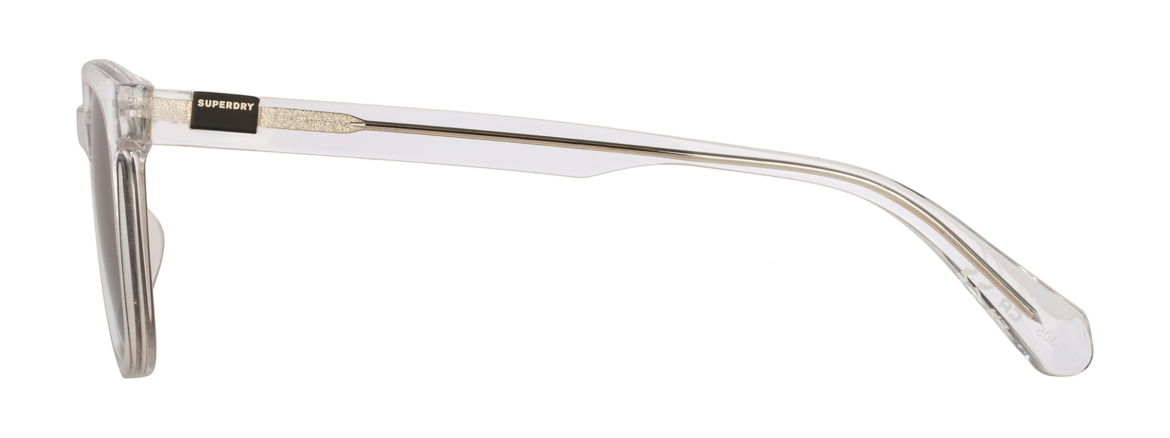 Superdry Sonnenbrille »Modell 996091« Form Rund, Logoschriftzug auf Bügel, Kunststofffassung