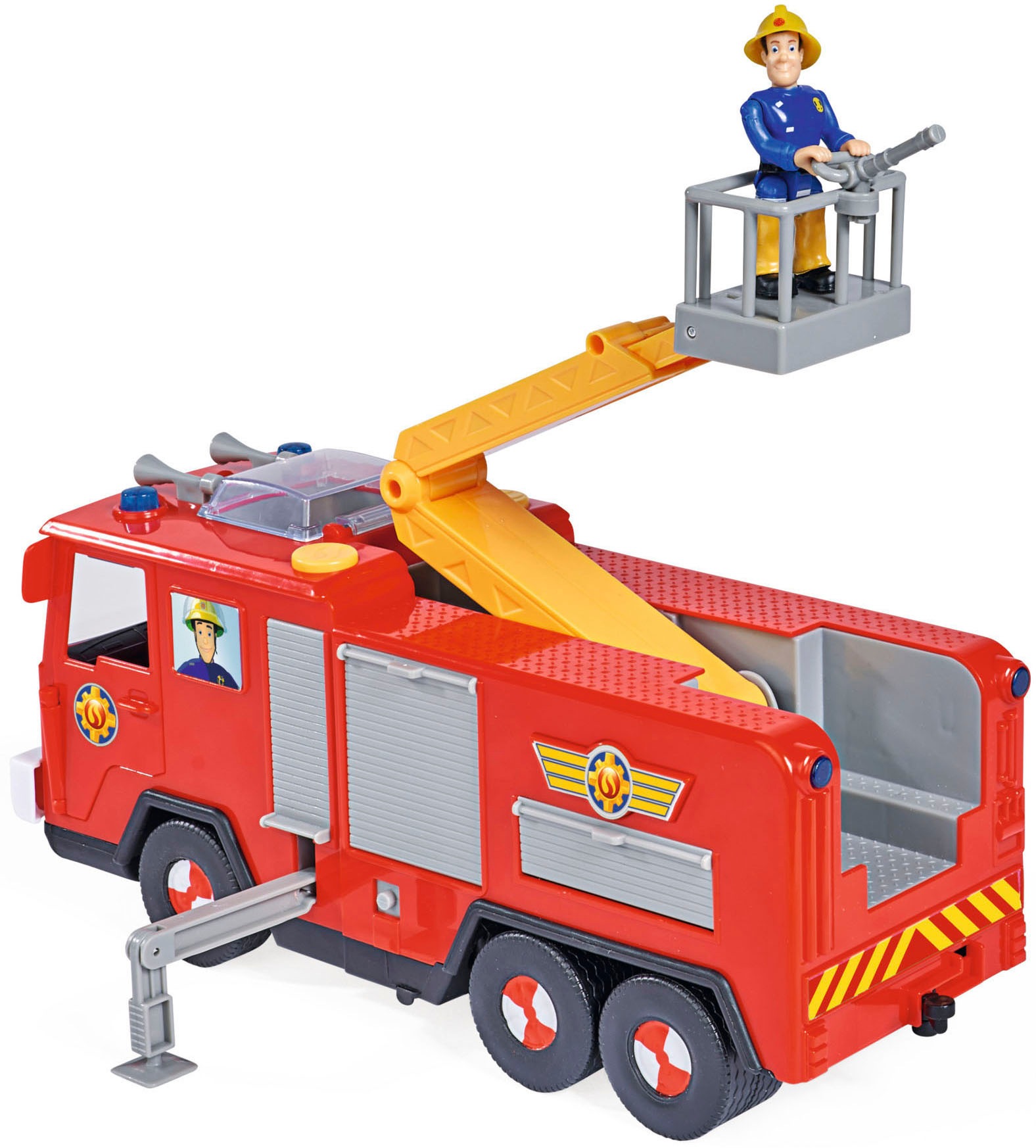 SIMBA Spielzeug-Feuerwehr »Feuerwehrmann Sam, Jupiter Pro«, mit Licht- und Soundeffekten