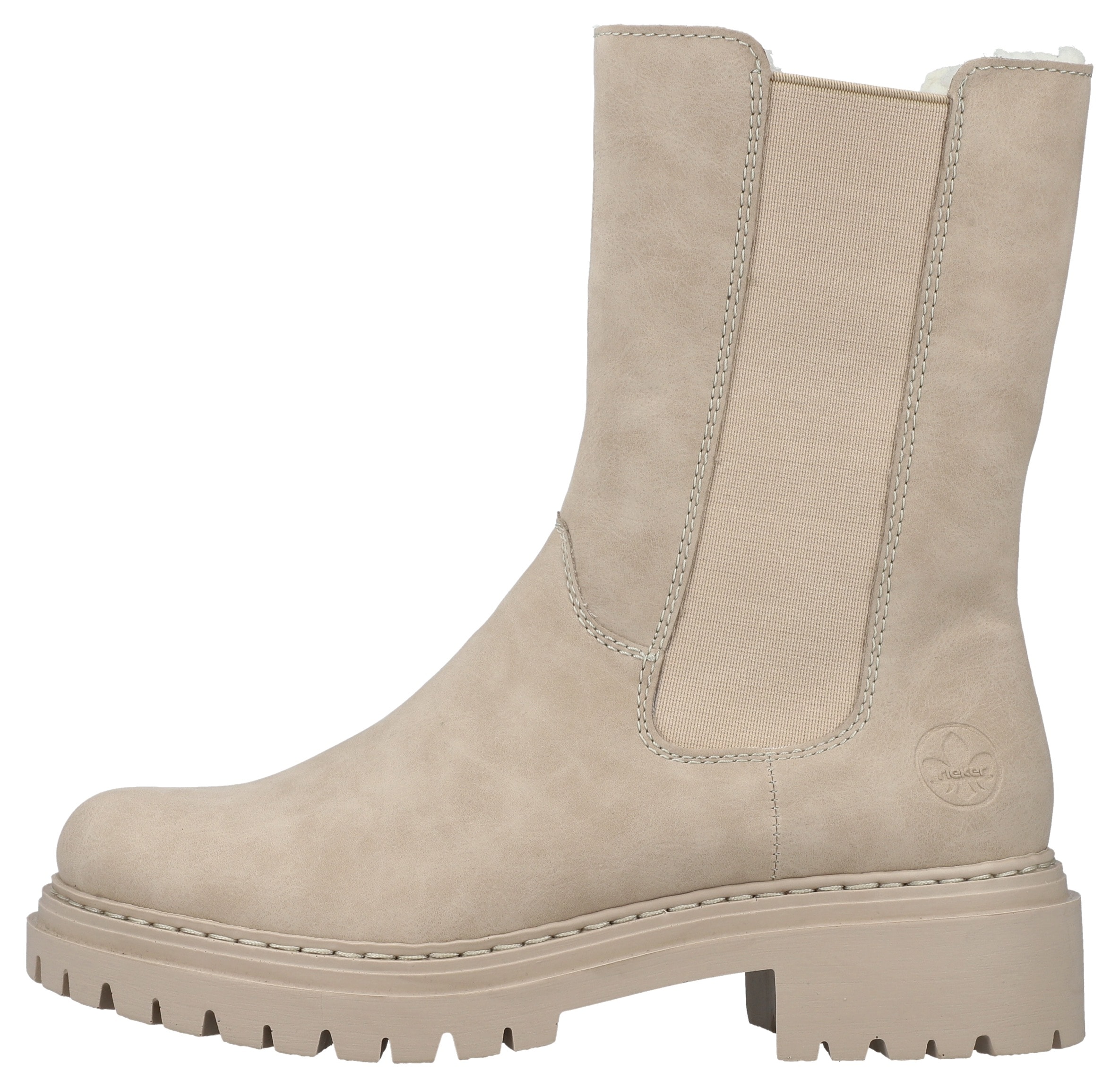 Rieker Chelseaboots, mit breitem Stretch an der Seite