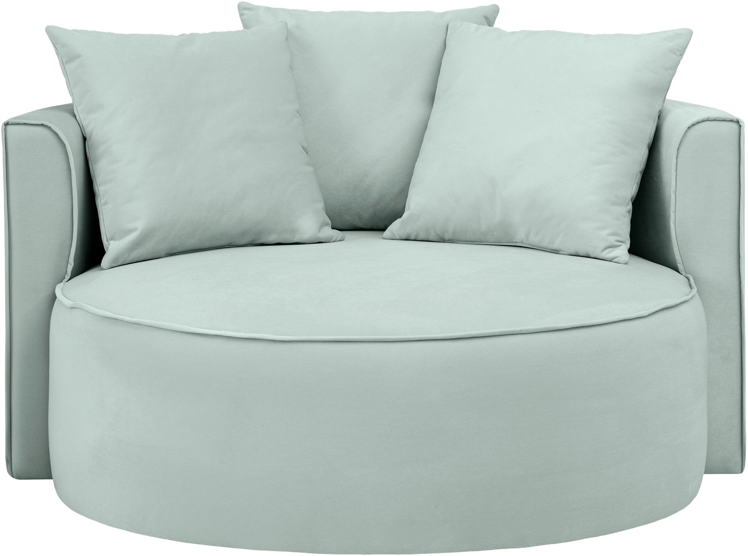 LeGer Home by Lena Gercke XXL-Sessel »Isalie, Lesesessel, Loveseat, inklusive Zierkissen«, extra große Sitzfläche, optional mit Hocker, moderne Farben