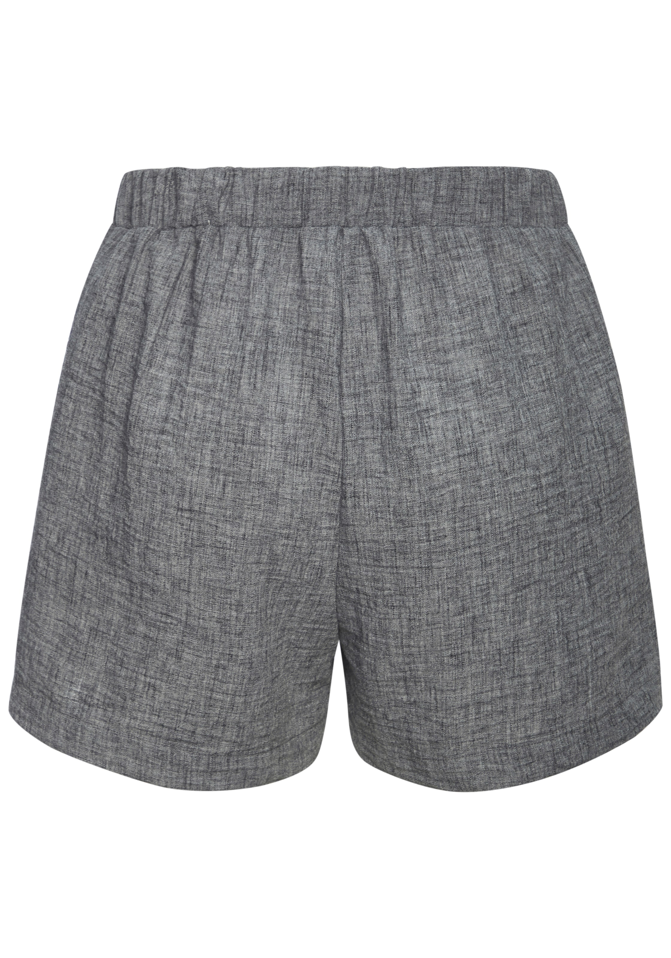 Buffalo Webshorts »aus luftig-leichter Webware«  Sommerhose mit Melange-Effekt, leichte Sommershorts, bequem