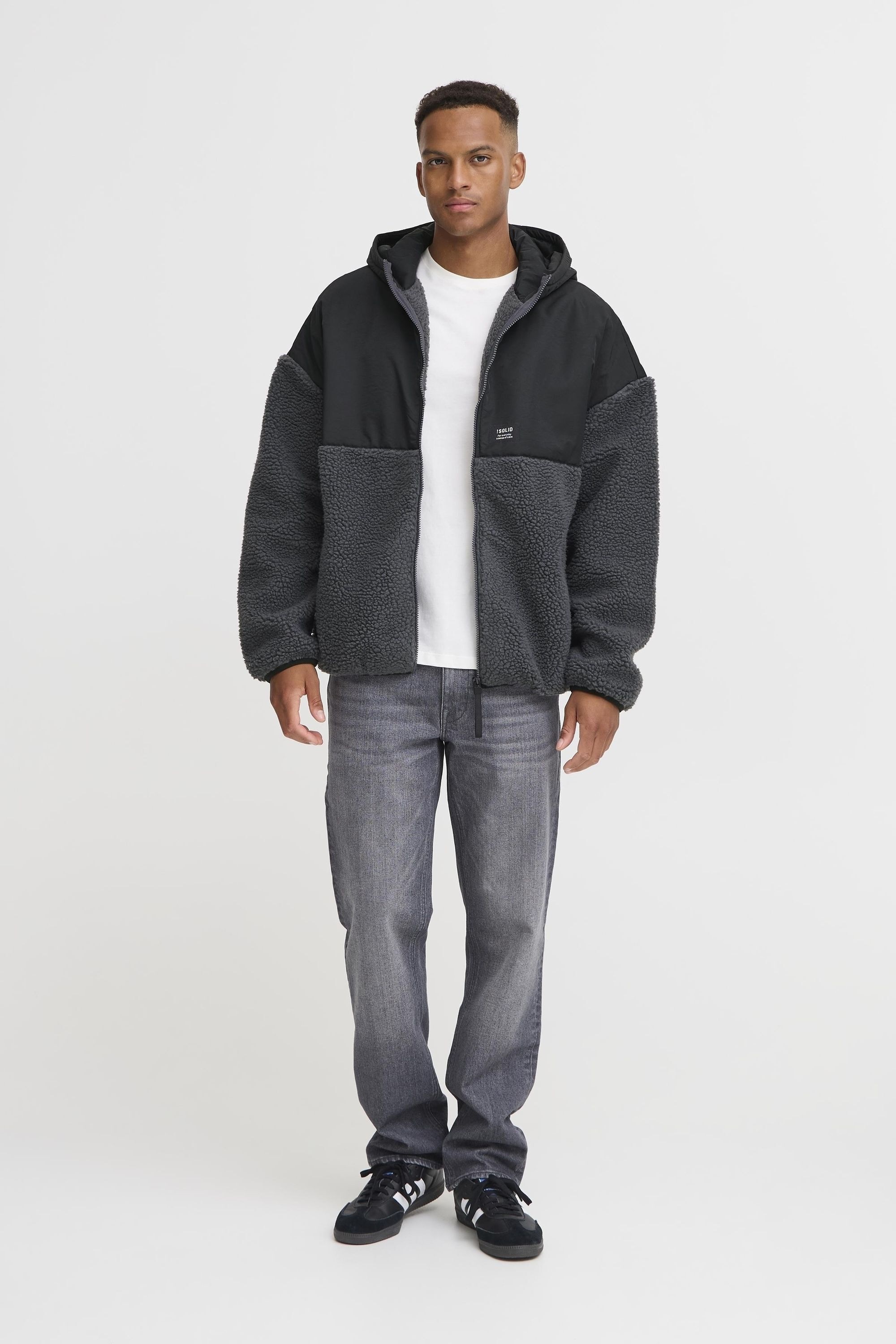 !Solid Fellimitatjacke »Fellimitatjacke SDMark«