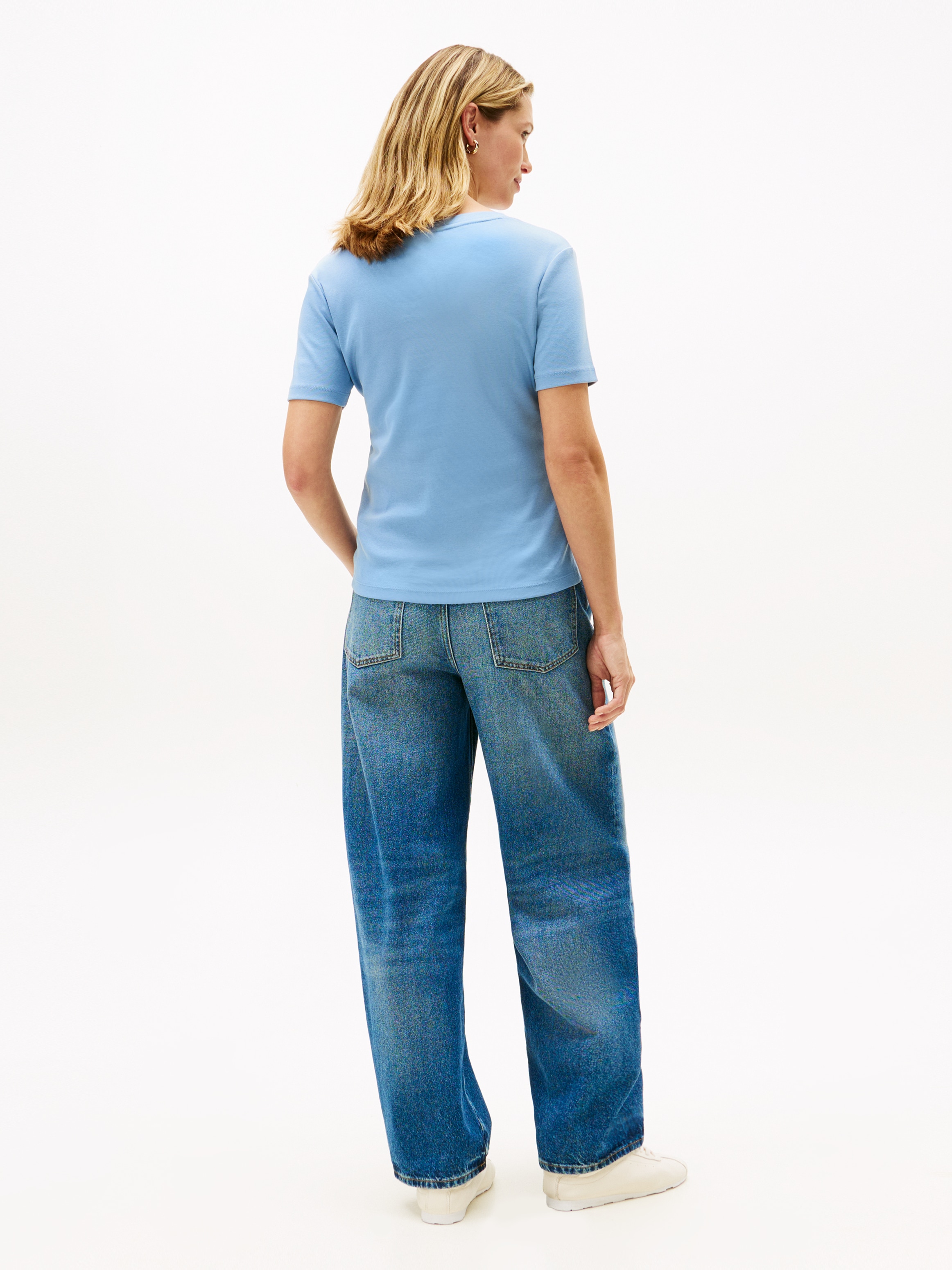 Tommy Hilfiger T-Shirt »CODY V-NECK SHORT SLEEVE« mit V-Ausschnitt, Baumwolle, Slim Fit