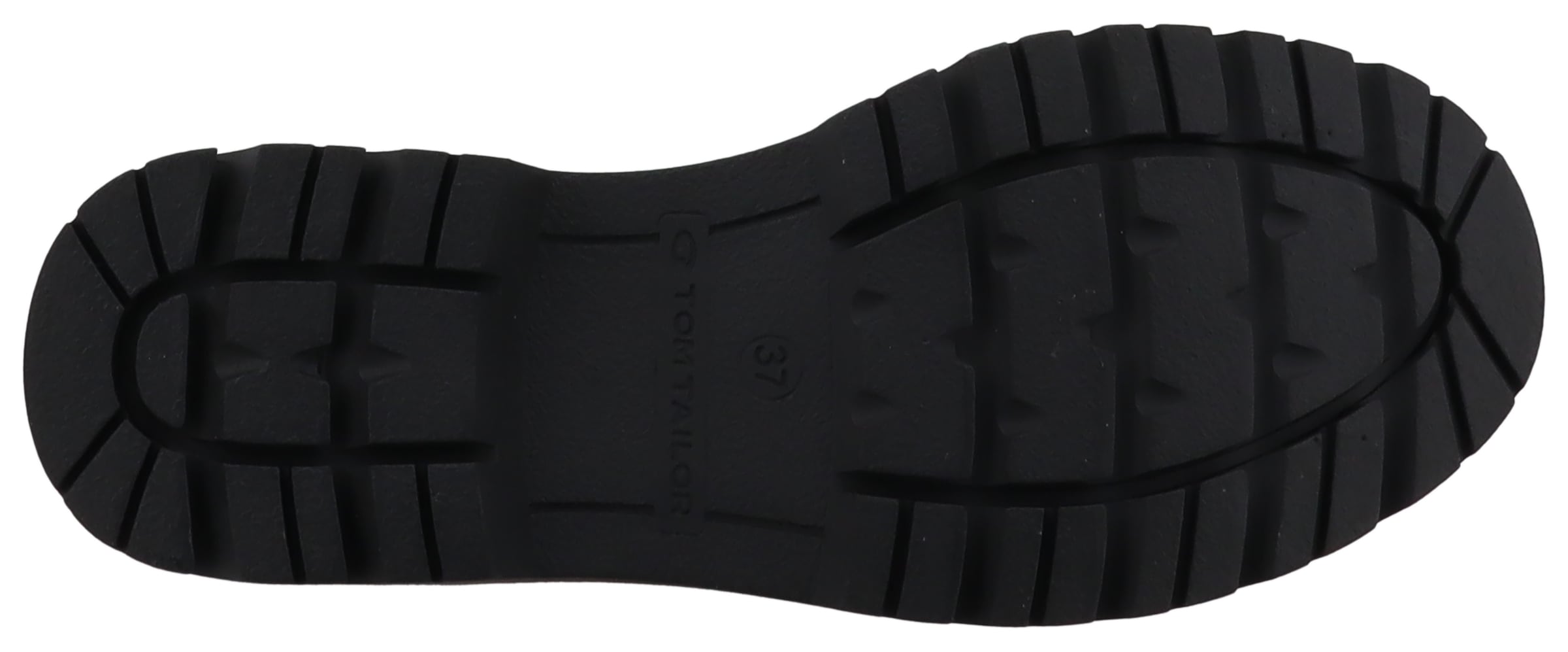 TOM TAILOR Reißverschlussstiefel  Langschaftstiefel mit Blockabsatz