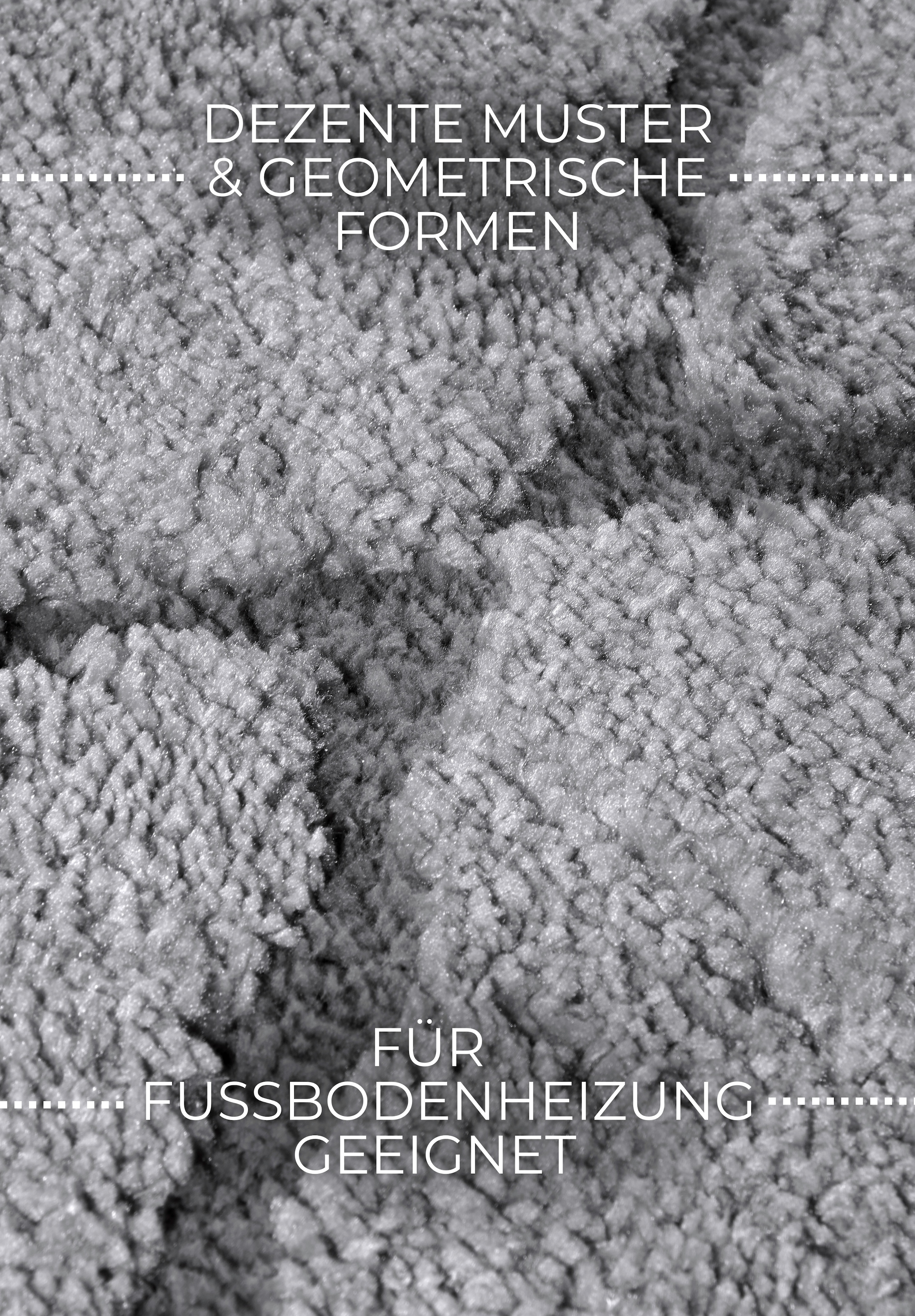 ELLE DECORATION Hochflor-Teppich »Perrotin«, rechteckig, 18 mm Höhe, Hochflor, Shaggy, flauschig, weich, Langflor, modern, Hoch Tief Effekt