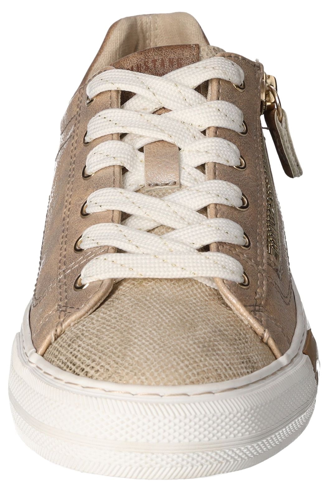 Mustang Shoes Sneaker, Retro Sneaker, Schnürschuh mit zusätzlichem Reißverschluss