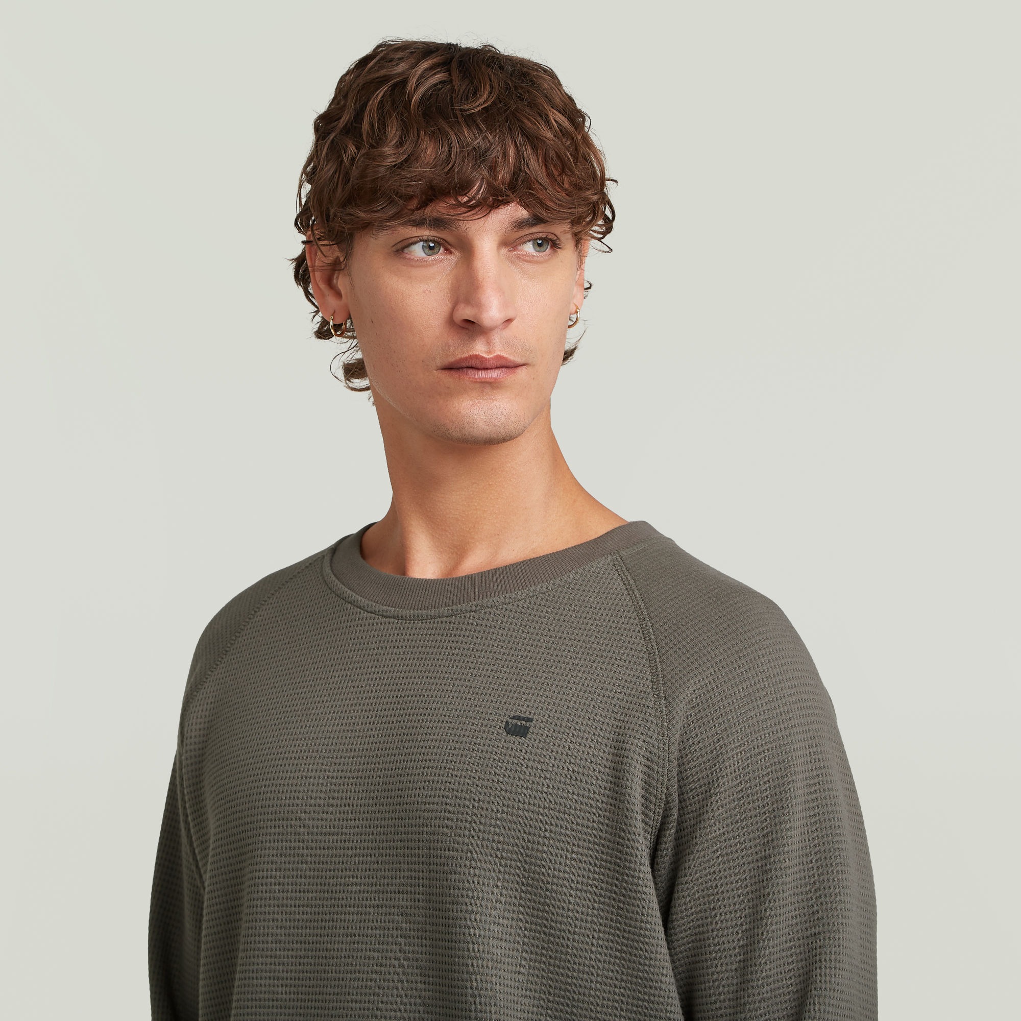G-STAR Sweater »Jirgi«, mit Label-Detail auf der Brust