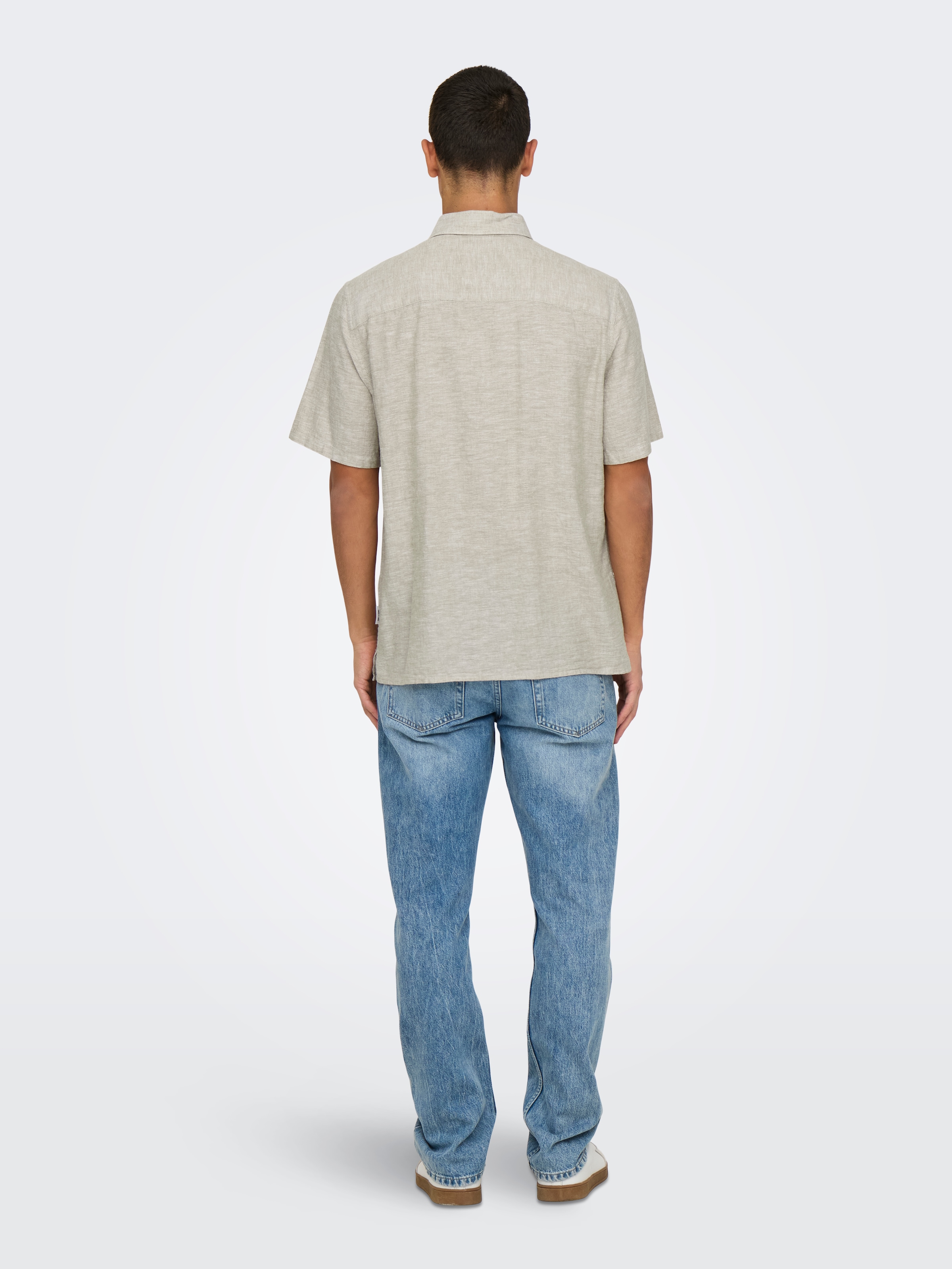 ONLY & SONS Kurzarmhemd »ONSCAIDEN LIFE REG SS 1 PKT SHIRT«