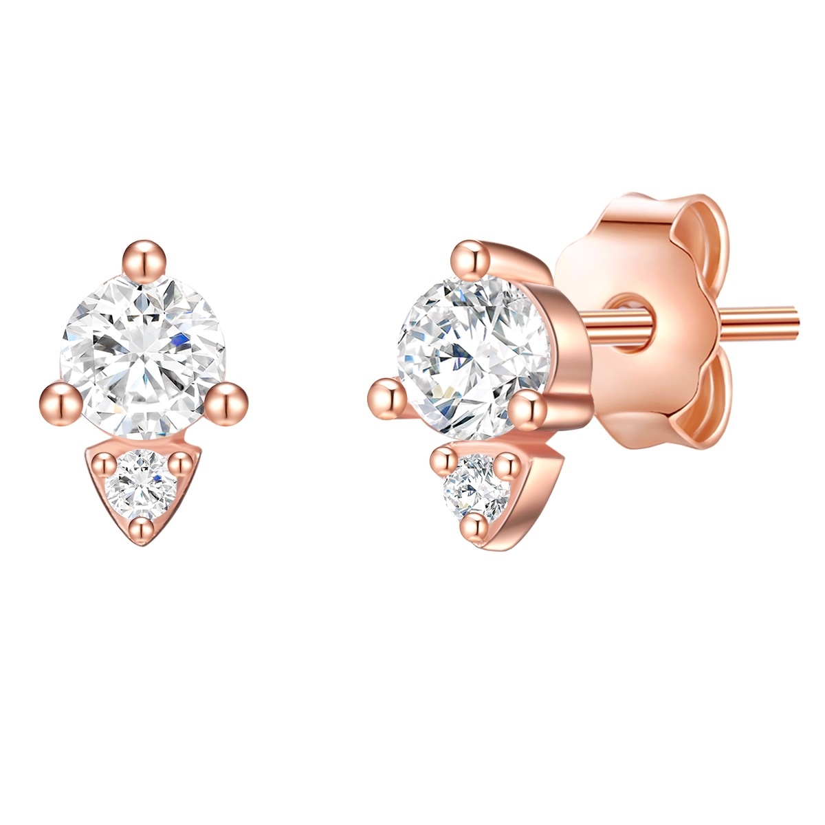 Glanzstücke München Paar Ohrstecker »Set: GSM420«, (2 tlg.), aus Sterling Silber