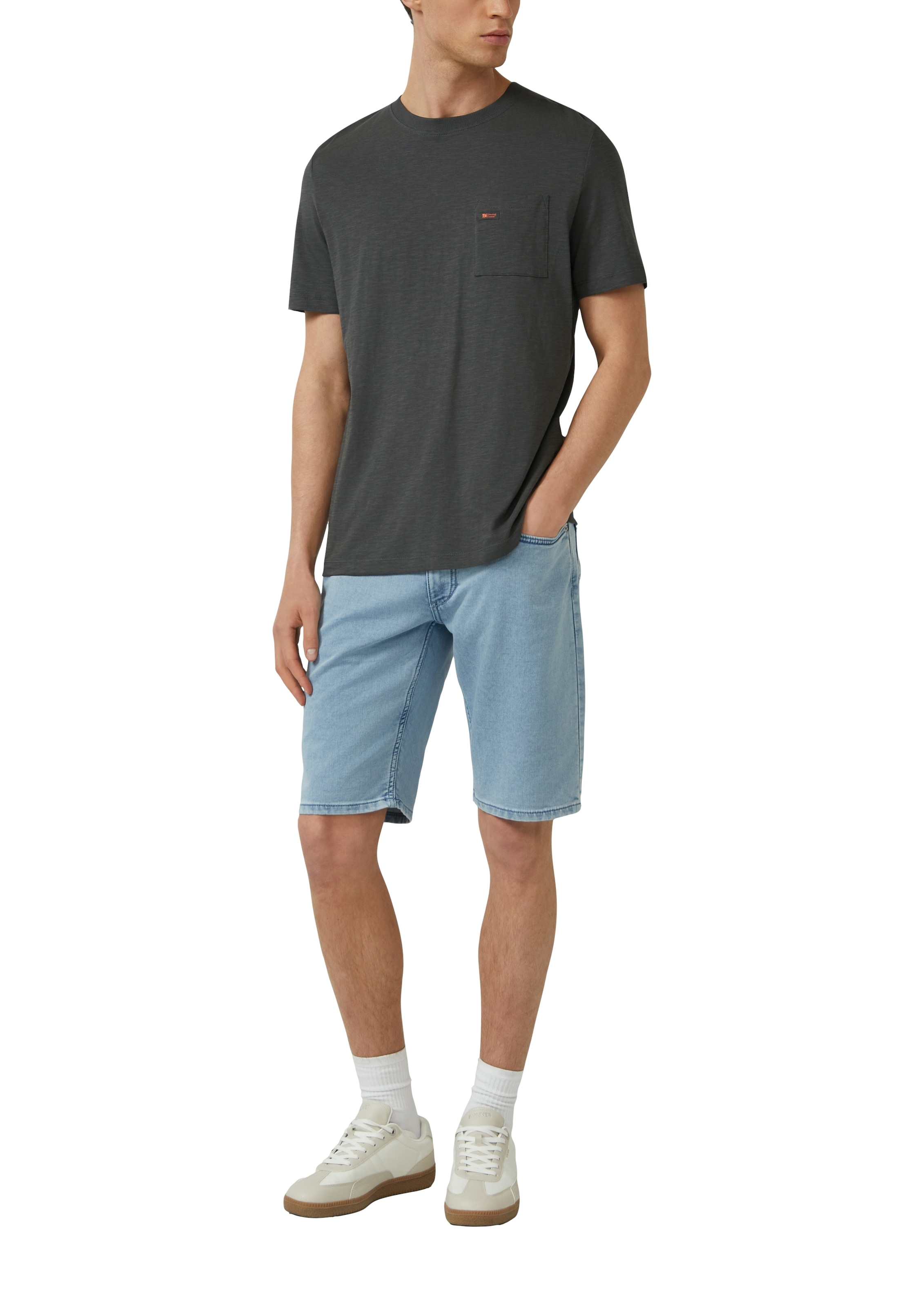 s.Oliver T-Shirt in melierter Optik