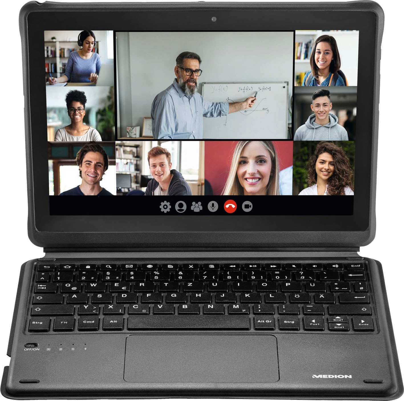 Medion® Tablet »Medion® LIFETAB® 10 E10900 Education Tablet (10, 32 GB, Android, 4G (LTE) Quad-Core Prozessor, LTE, inkl. Bluetooth®-Tastatur und passivem Stift«, (Android)