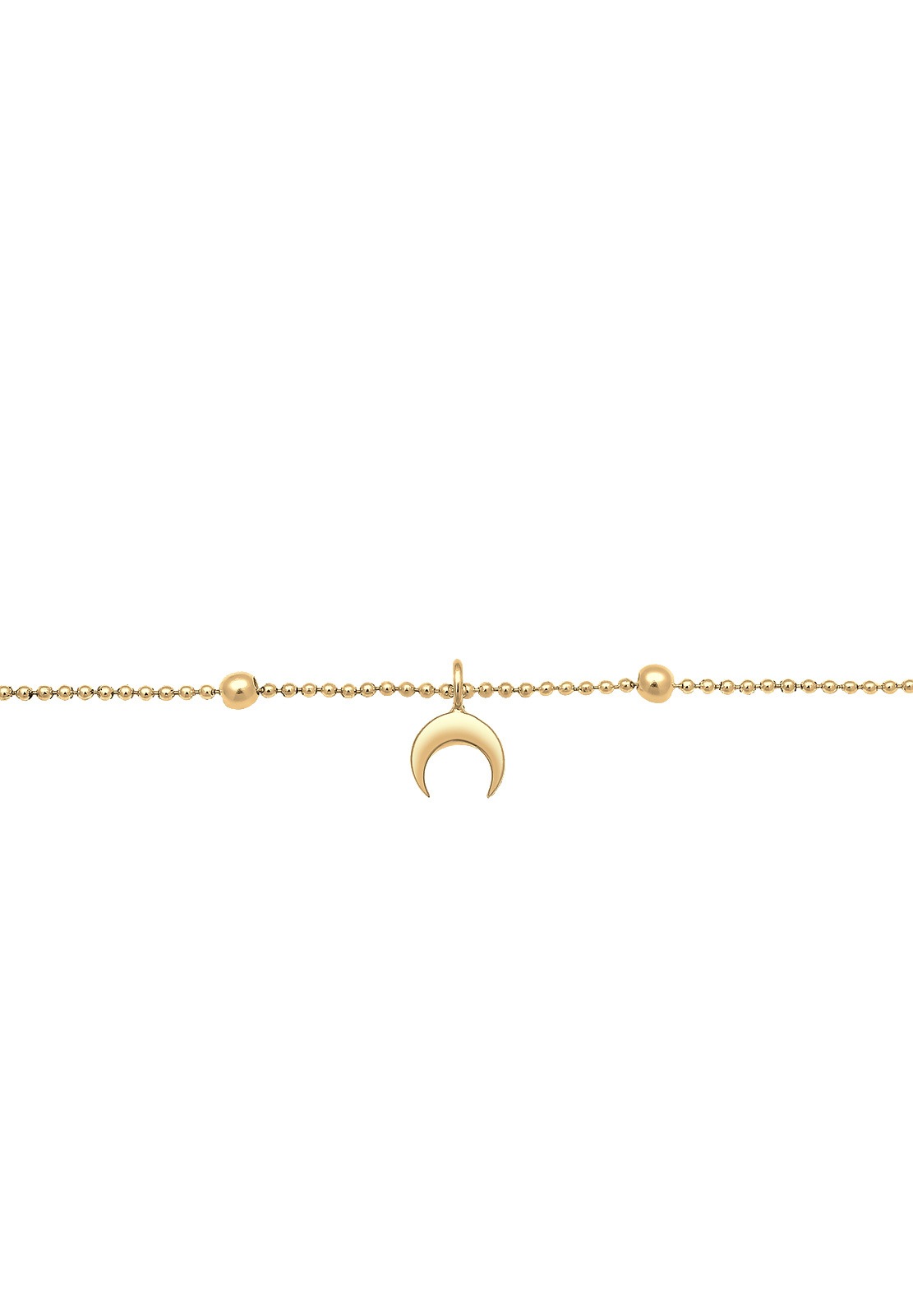 Elli Choker »Halskette Choker Anhänger Halbmond 925 Sterling Silber«