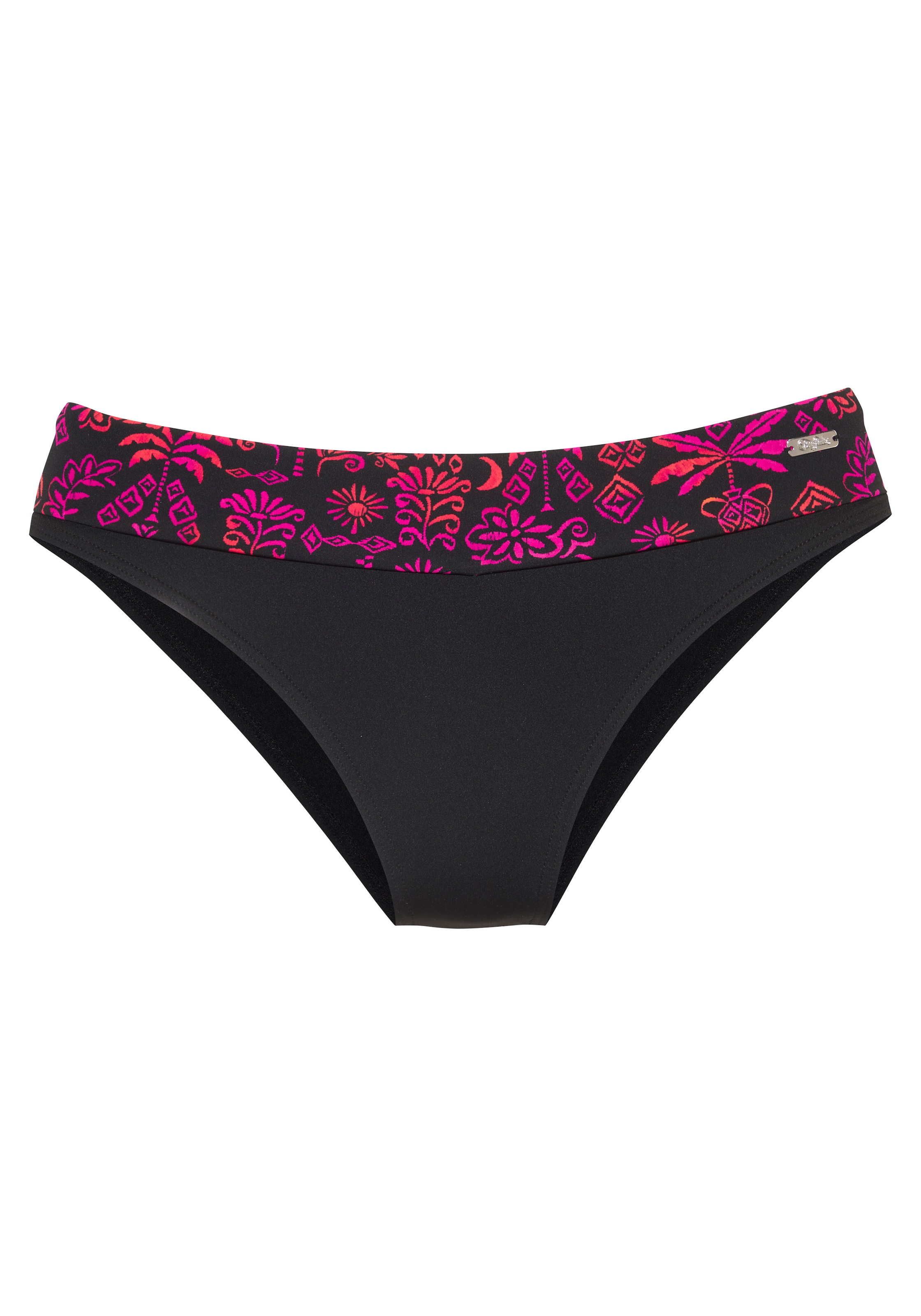 Buffalo Bikini-Hose »Paloma« im trendigen Palmenmotiv mit kontrastfarbenen Details