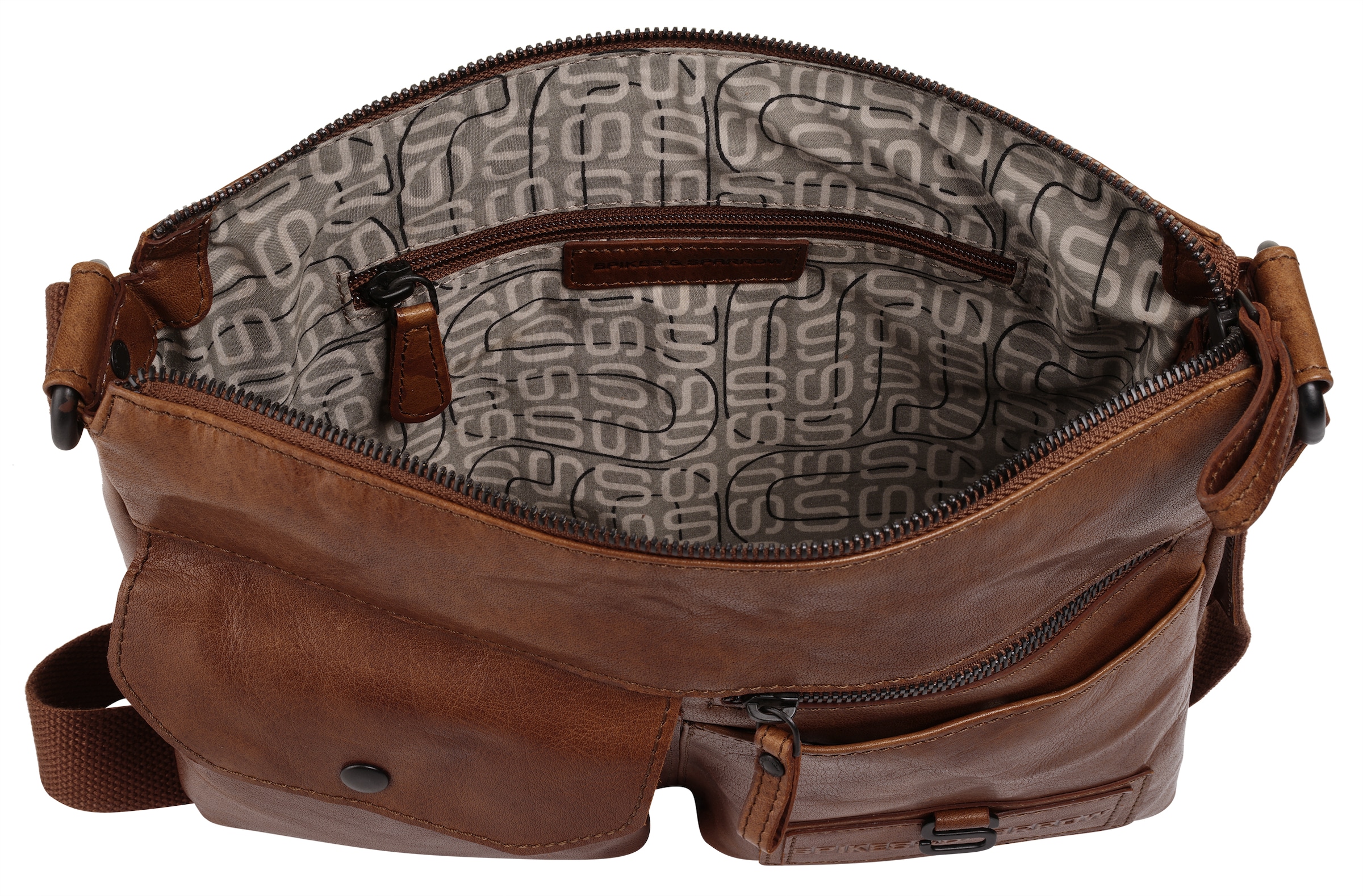 Spikes & Sparrow Umhängetasche »SHOULDER BAG«, echt Leder