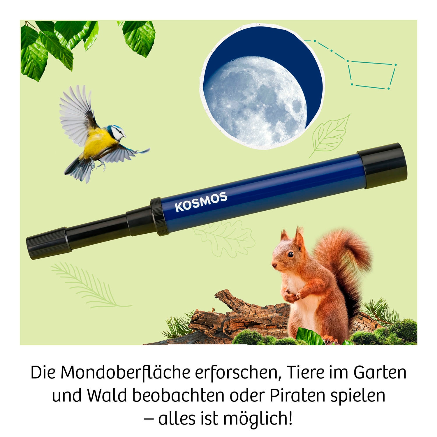 Kosmos Fernrohr »Entdecke deine Welt«