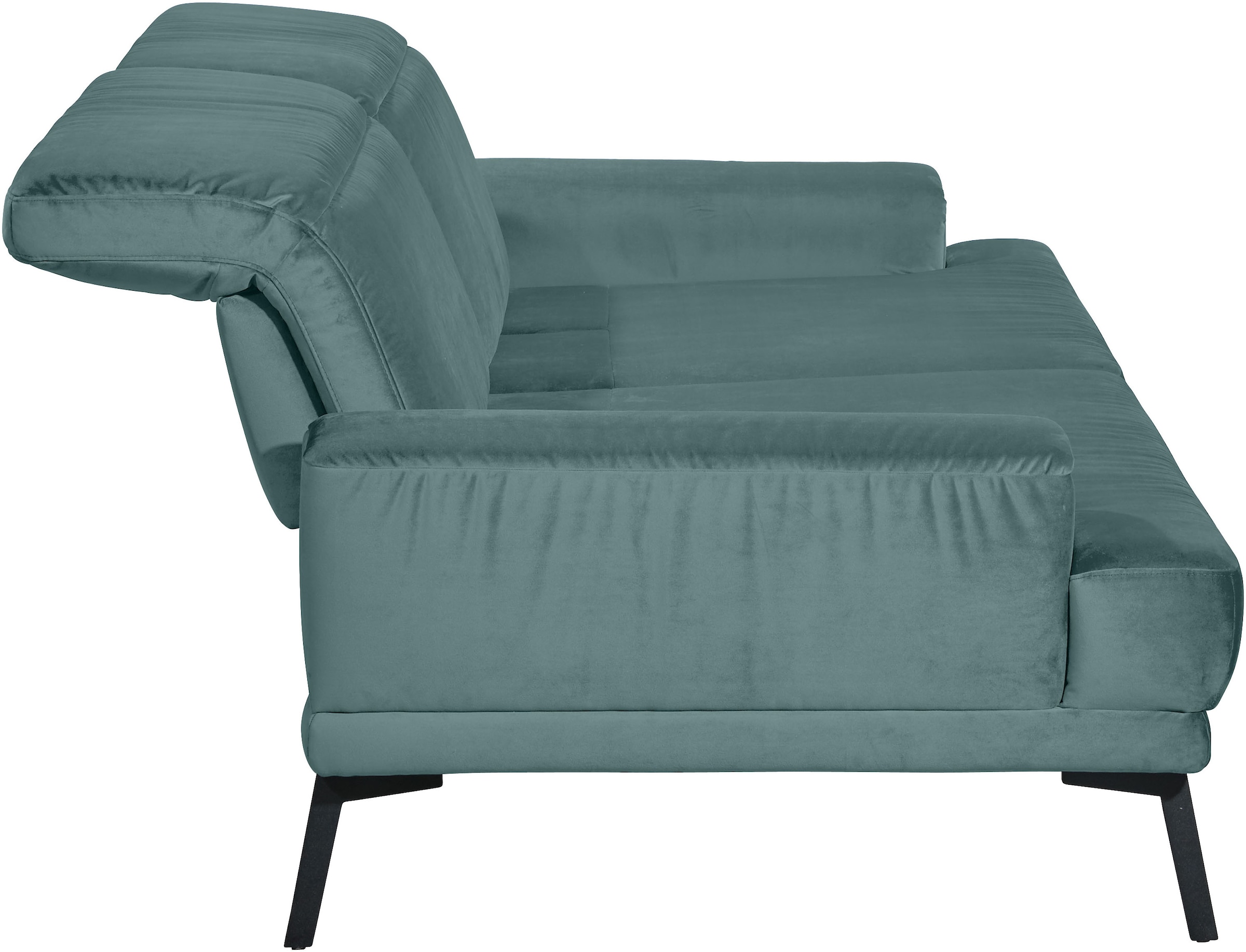 Musterring 3-Sitzer »MR 4580«, inkl. Kopf- und Sitztiefenverstellung, Fuß schwarz, B228 x T103 cm