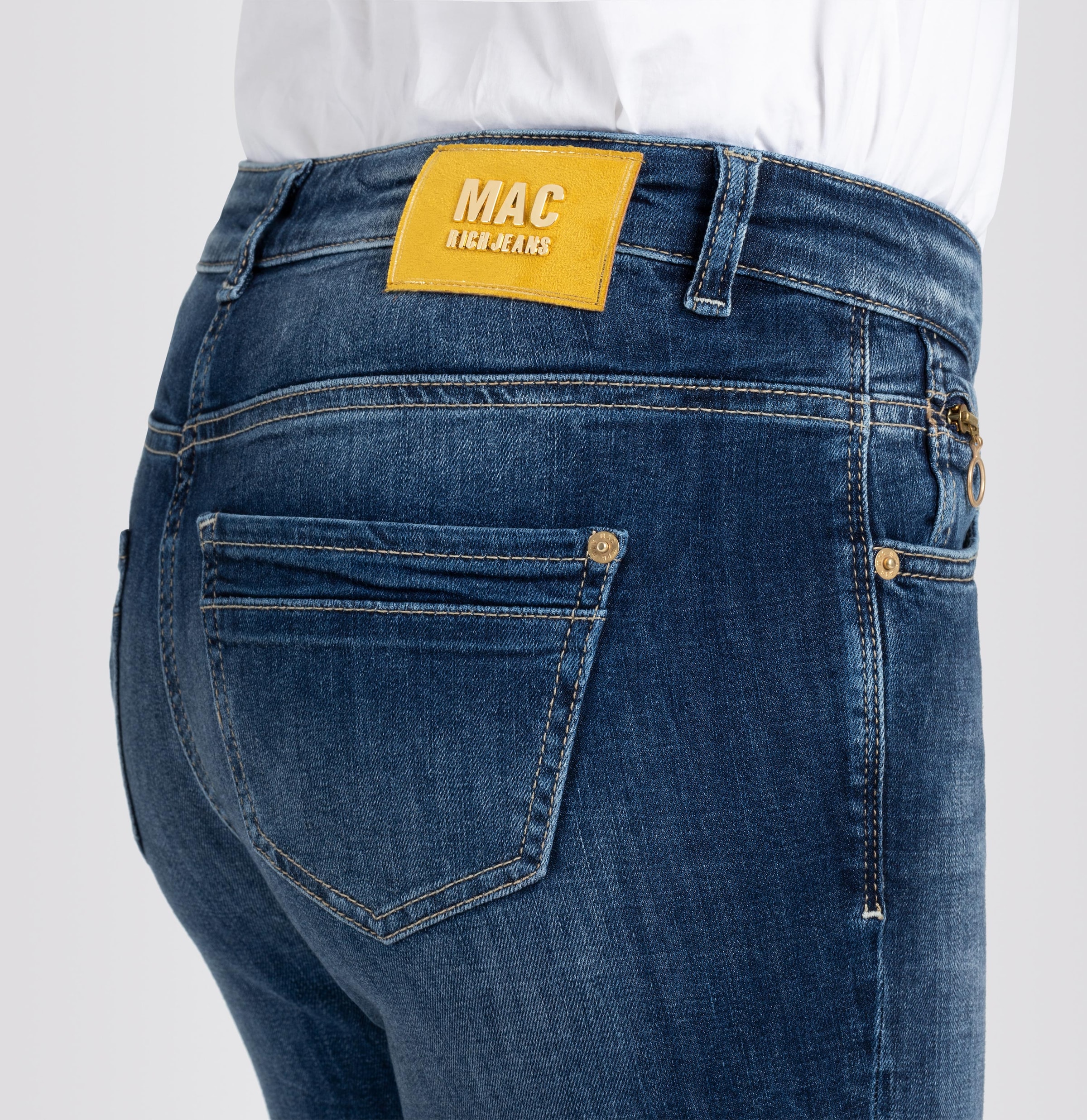 MAC Ankle-Jeans »Rich-Slim Chic«, Mit besonderer Coin-Pocket