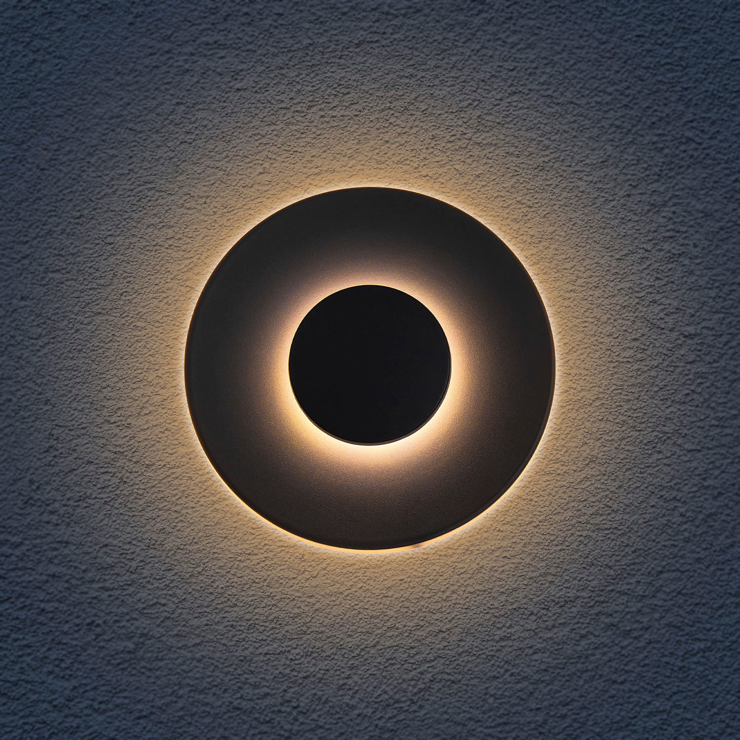 Paco Home Wandleuchte »AURORA«, LED In & Outdoor Aussen 3000K Terrasse Rund IP54 Flur Aluminium