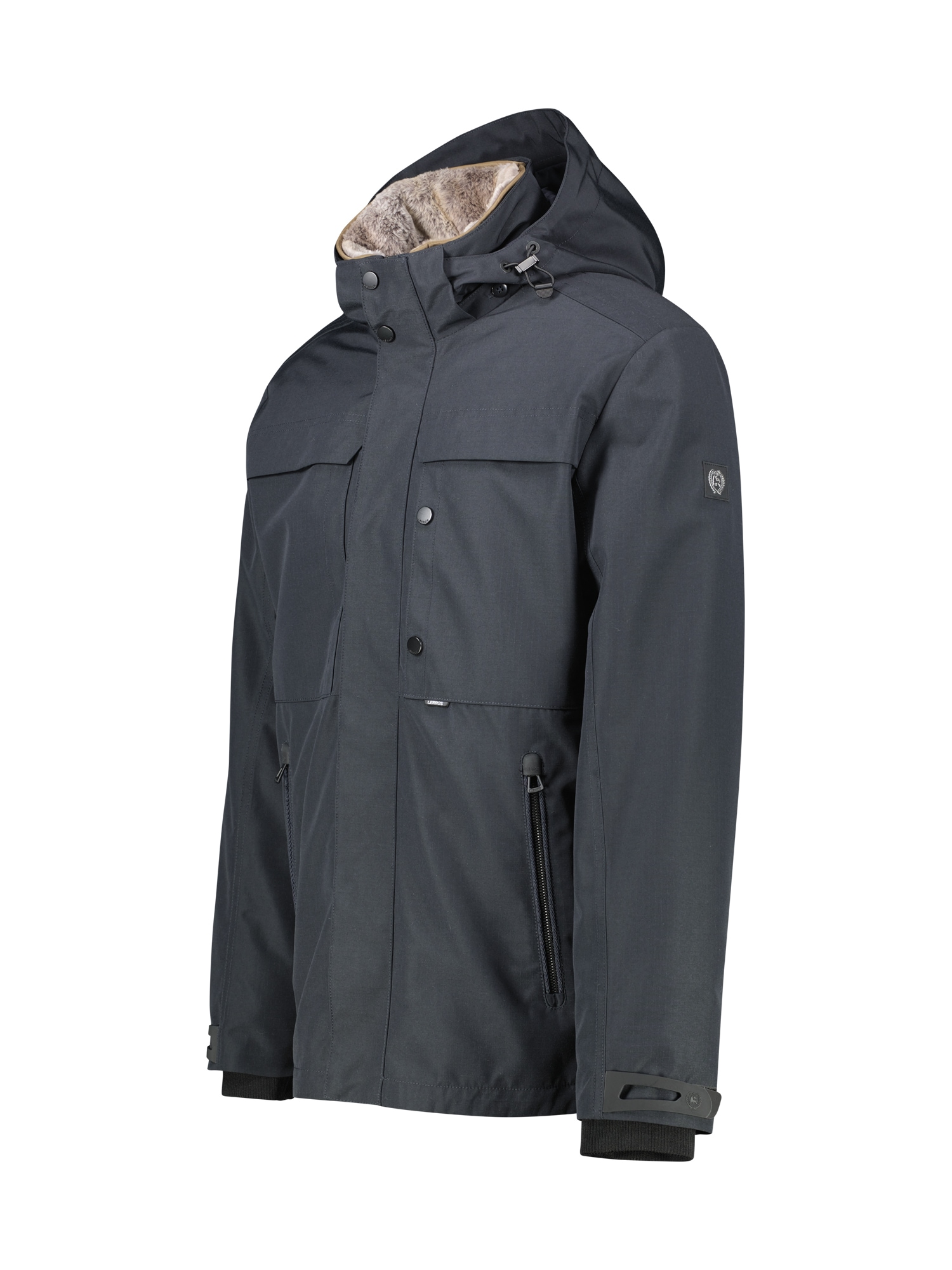 LERROS Winterjacke »Herrenjacke in Großen Größen« mit Kapuze