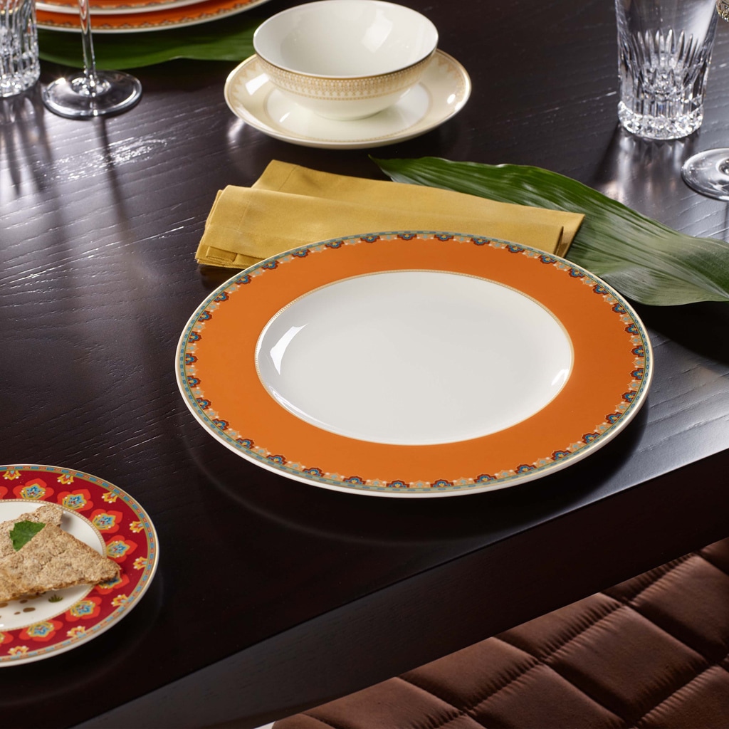 Villeroy & Boch Speiseteller »Speiseteller Samarkand Mandarin ø 27,7 cm bunt«