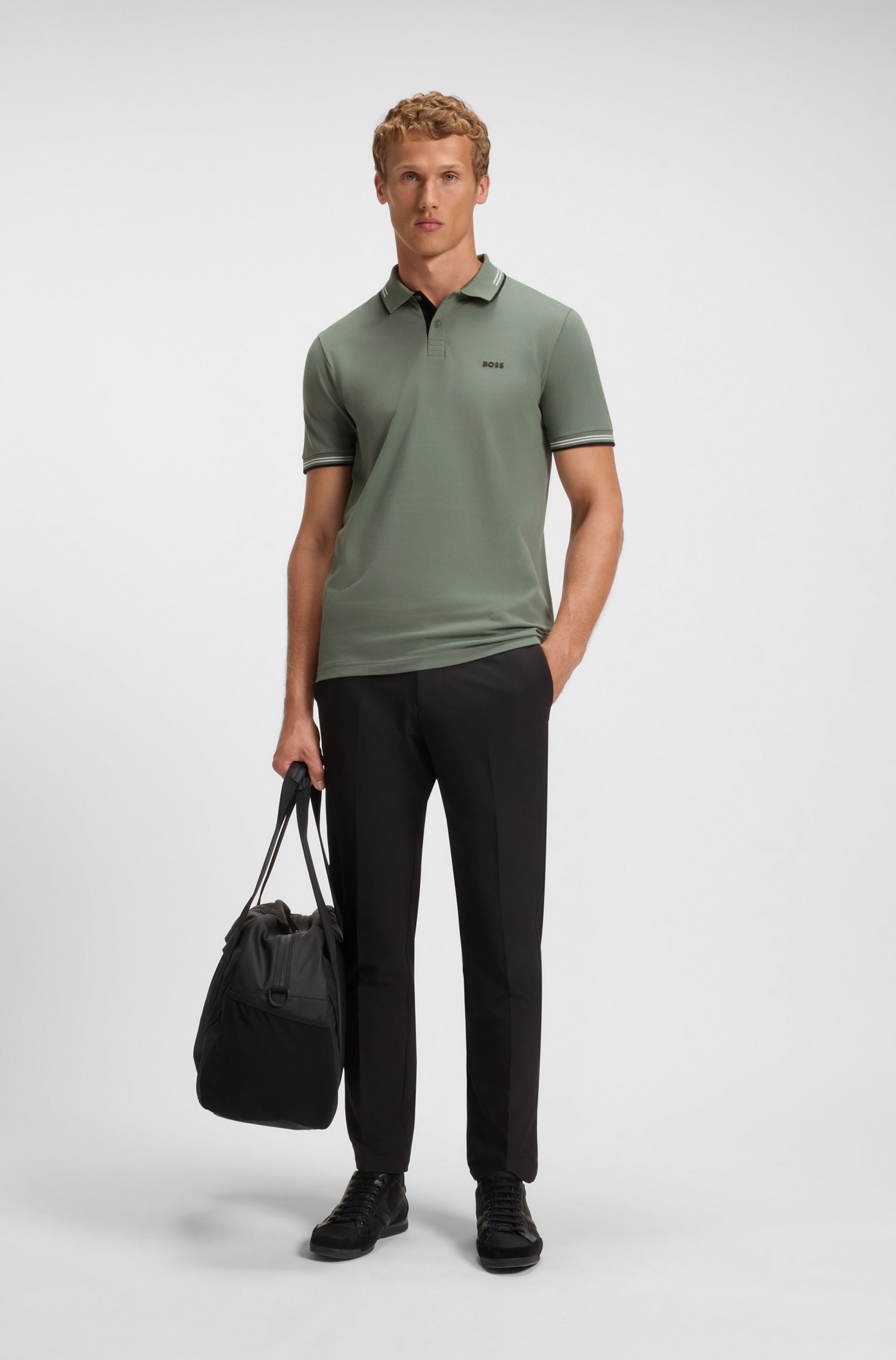 BOSS GREEN Poloshirt »Paul«, mit Polokragen