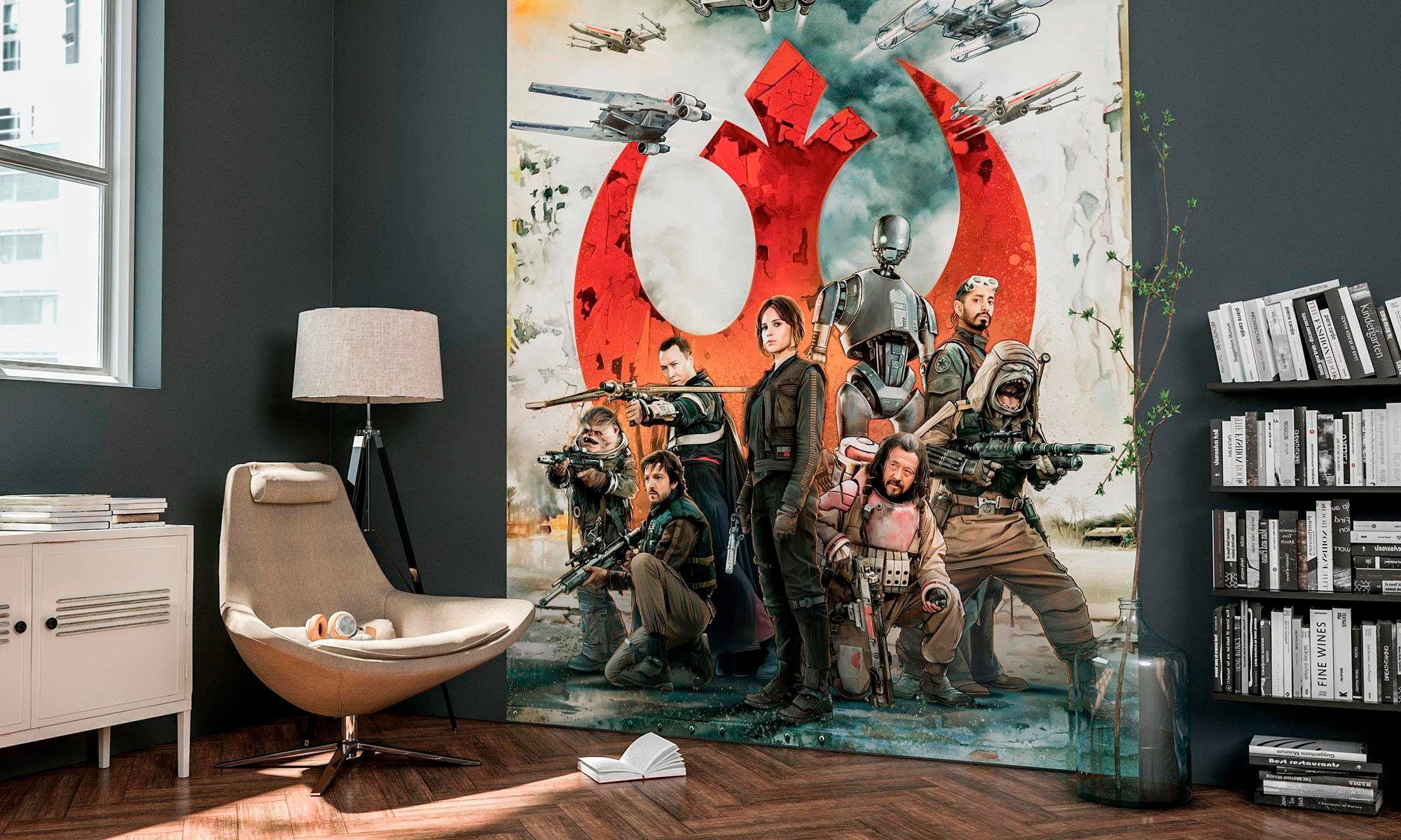 Komar Vliestapete »Digitaldruck Vlies - Star Wars Rebels - Größe 200 x 250 cm«, bedruckt, Kinderzimmer