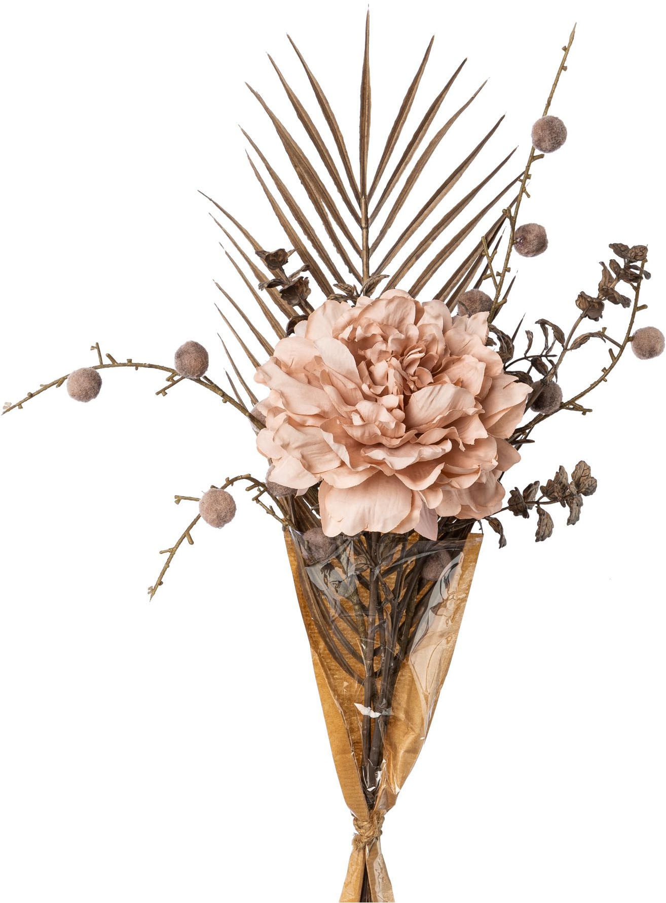 Creativ green Kunstblumenstrauß »Peonie-Mix-Bund«, in Trockenblumen-Optik