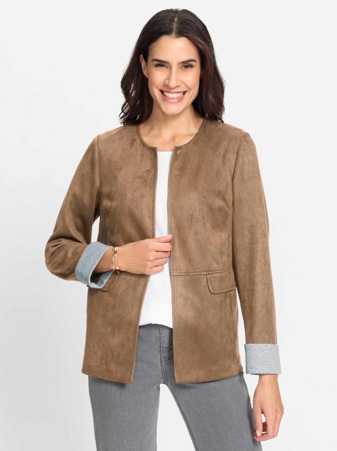 Lederimitat-Blazer »Lederimitat-Blazer«