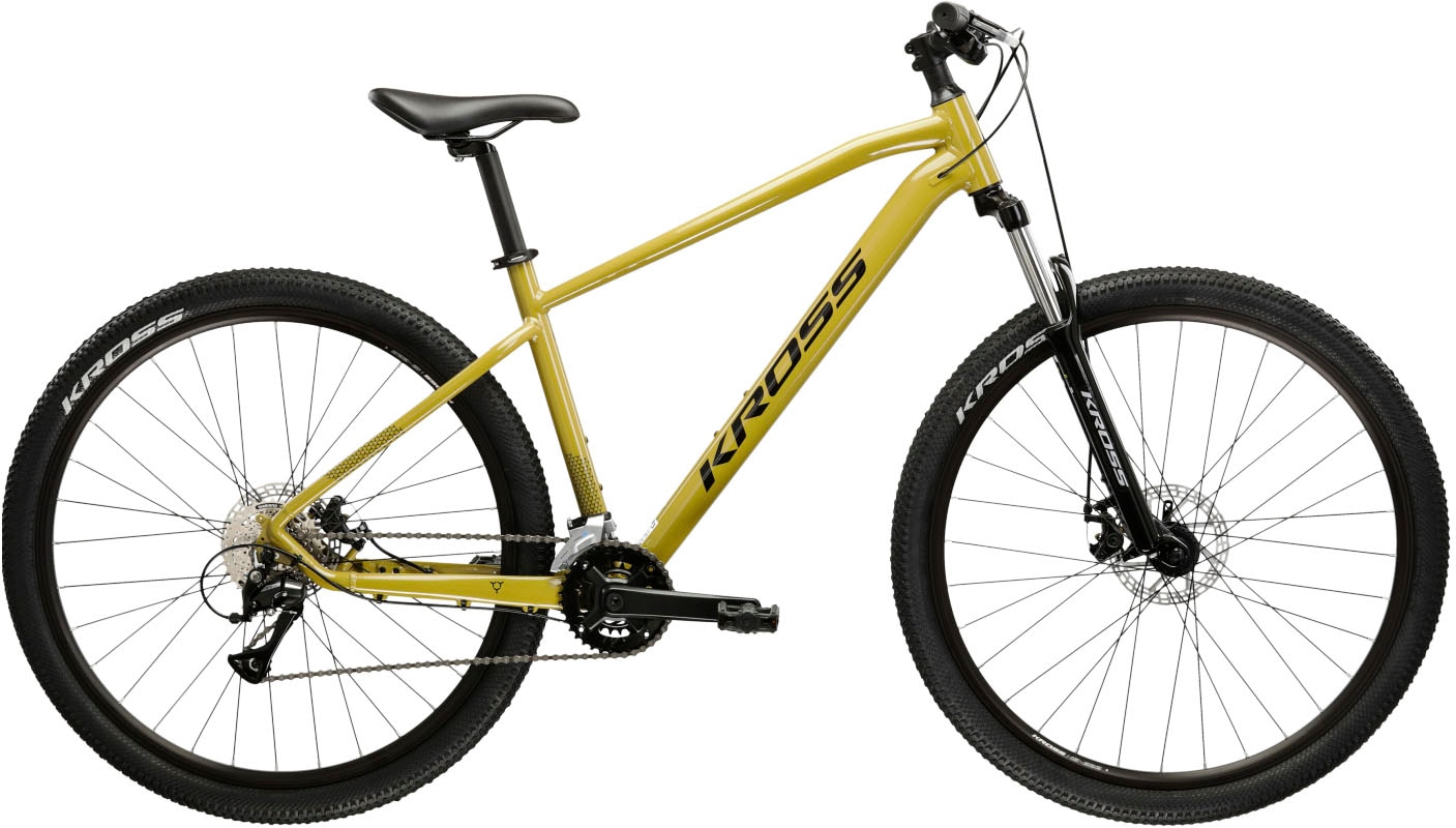 Kross Mountainbike »Hexagon 3.0« 16 Gang Shimano ACERA M3020 Schaltwerk Kettenschaltung in braun, Größe 27,5+ Zoll (69,85 cm) hinten: 27,5+ Zoll...