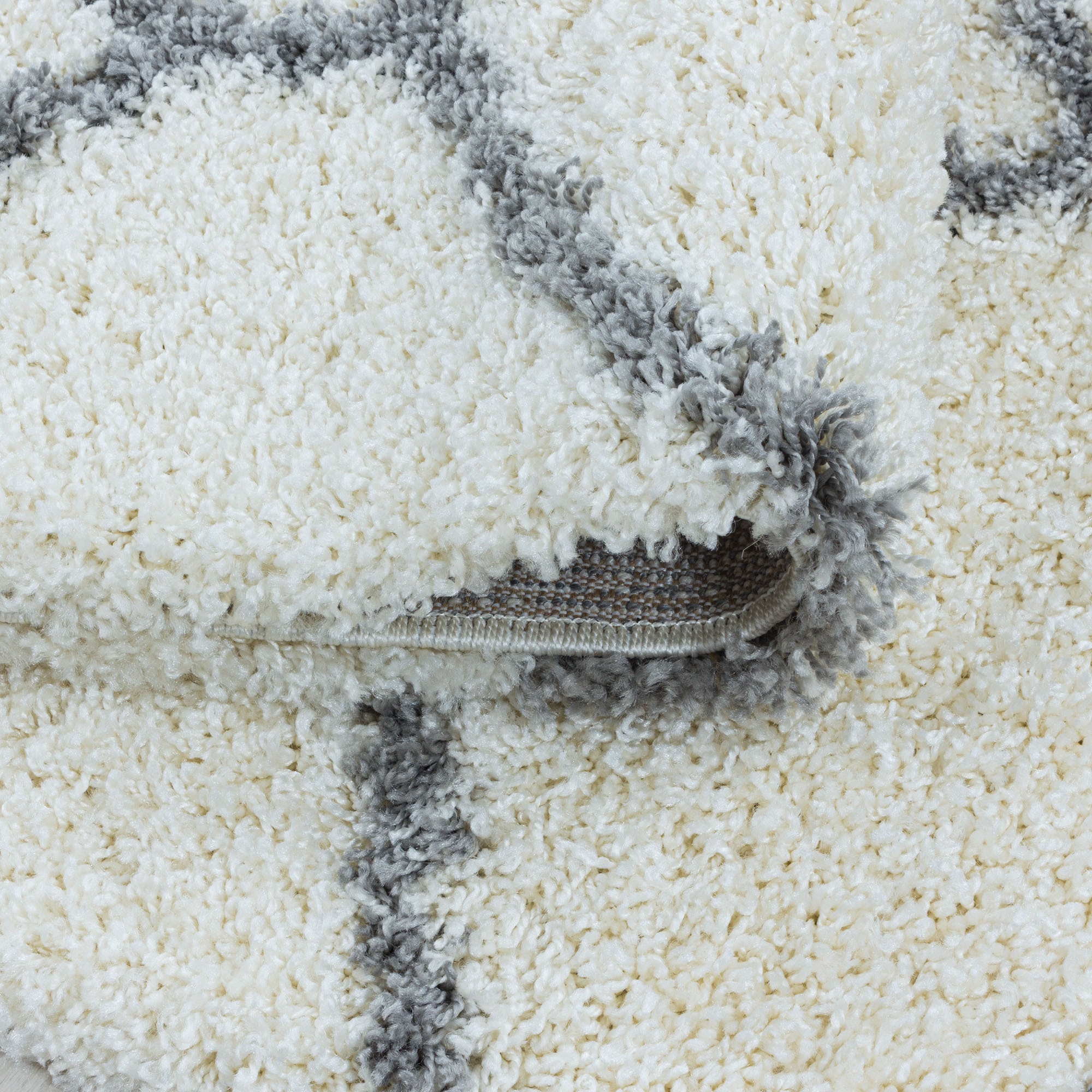 Ayyildiz Teppiche Hochflor-Teppich »SALSA 3201«, rund, 50 mm Höhe, auch rechteckig, Pflegeleicht / Strapazierfähig / Shaggy/ Wohnzimmer