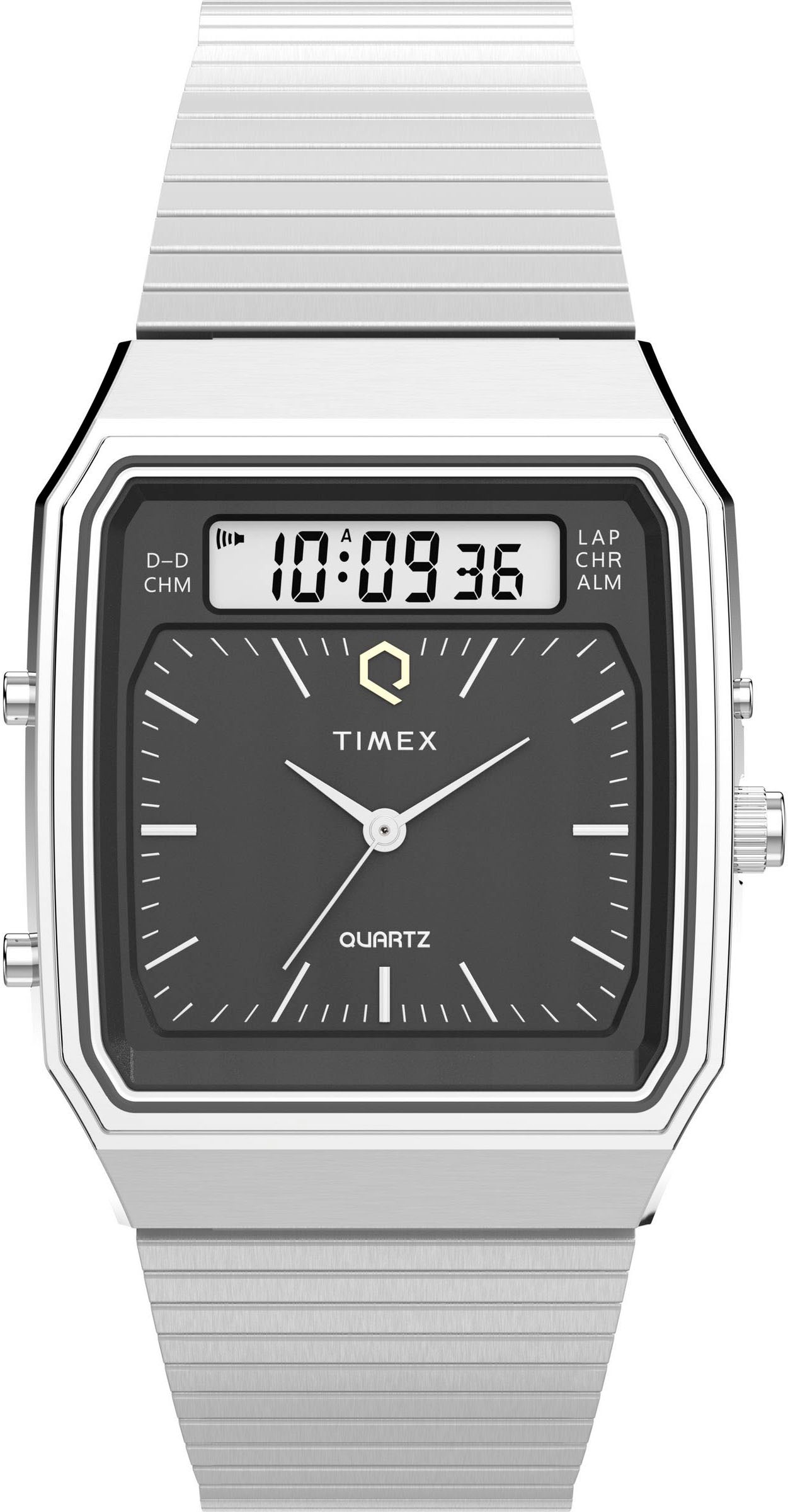 Timex Quarzuhr »REISSUE« Armbanduhr, Herrenuhr, Damenuhr,digital,Edelstahlarmband