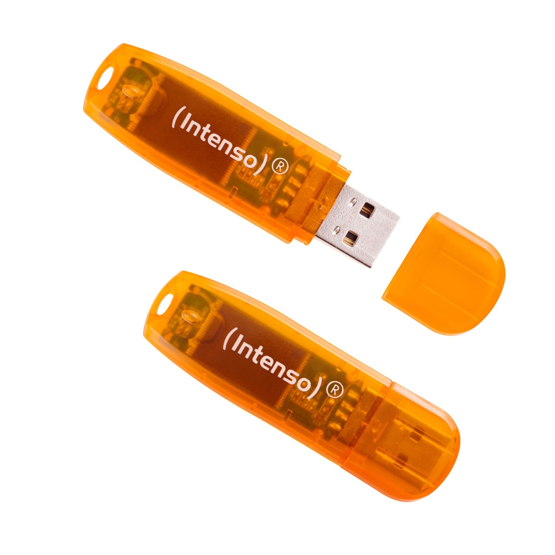 Intenso USB-Stick »Rainbow Line 64GB Orange 2er«