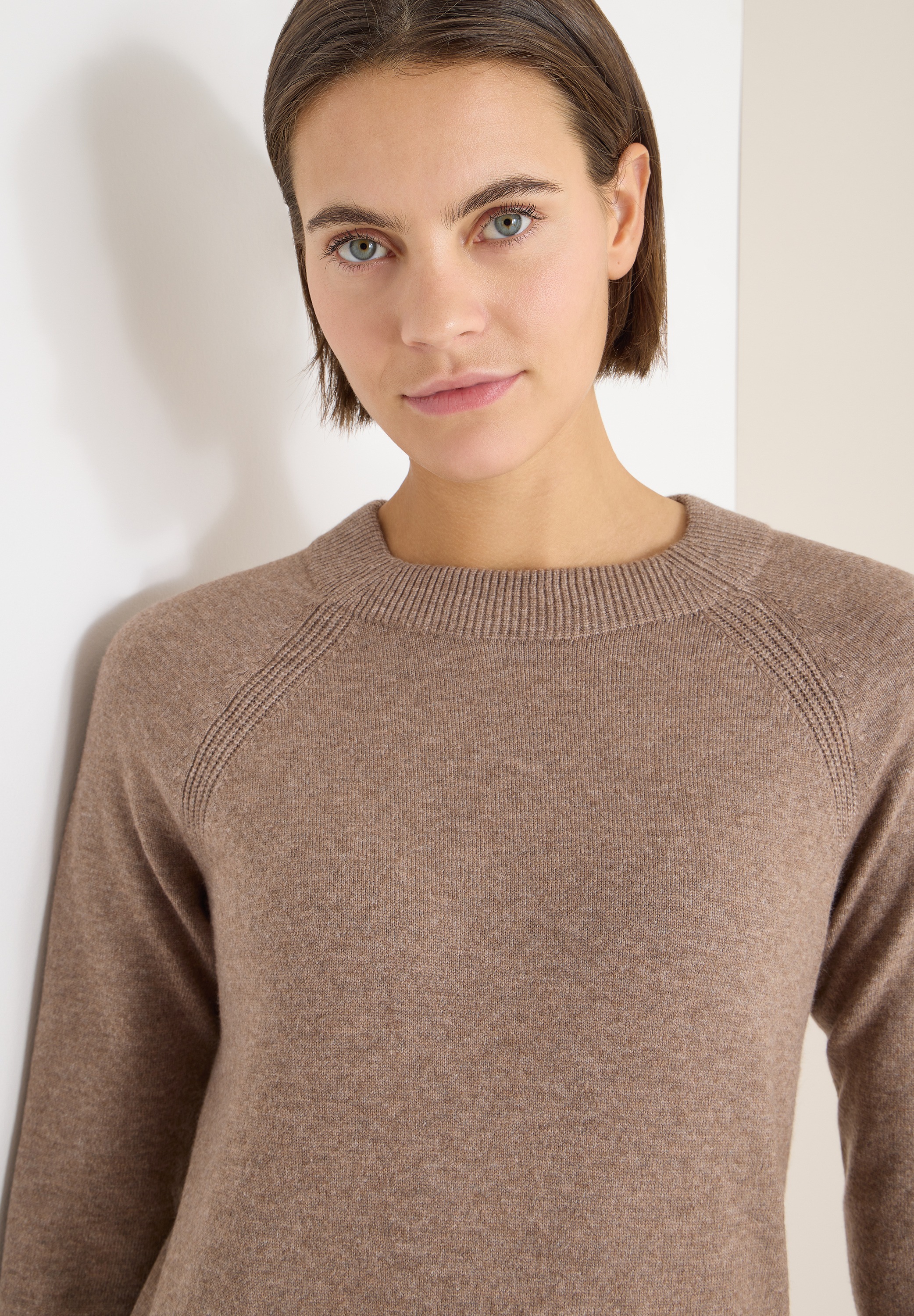 Cecil Strickkleid Ohne Taschen mit Raglanärmel