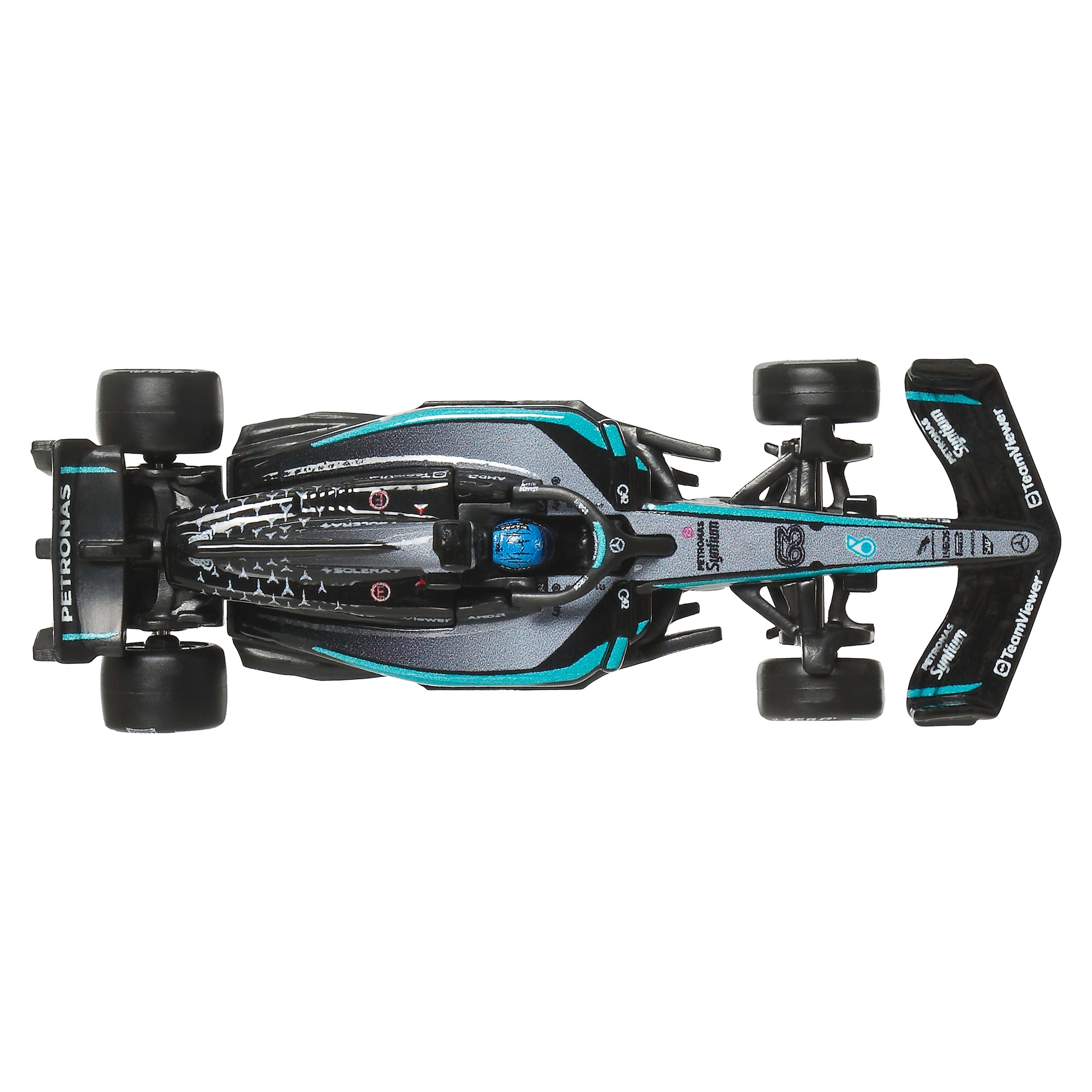 Hot Wheels Spielzeug-Rennwagen »Premium Mercedes-AMG PETRONAS F1-Team, George Russell + Kimi Antonelli« Maßstab 1:64