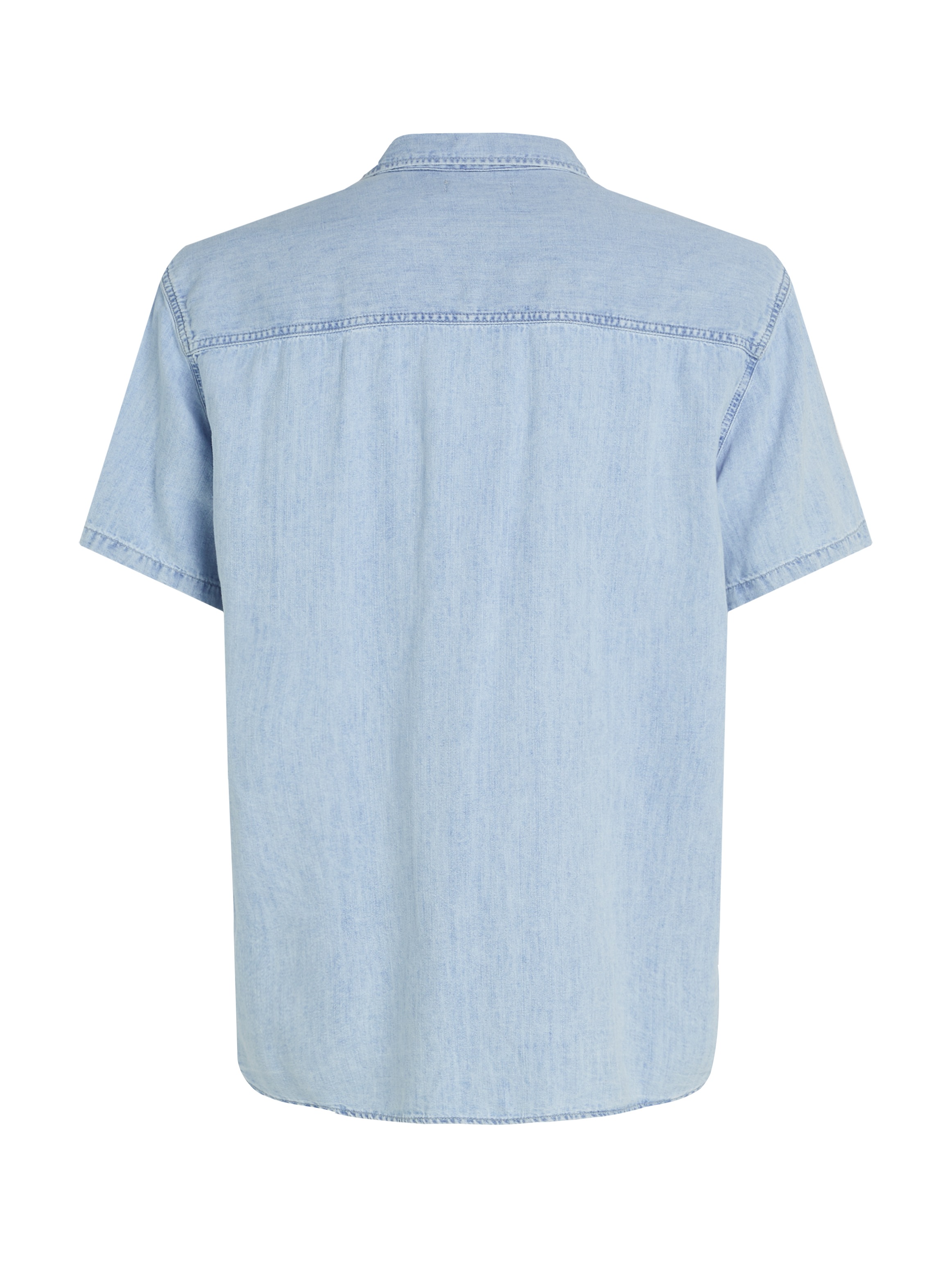 Calvin Klein Jeans Kurzarmhemd »REGULAR SS DENIM SHIRT«, in hellblauer Waschung