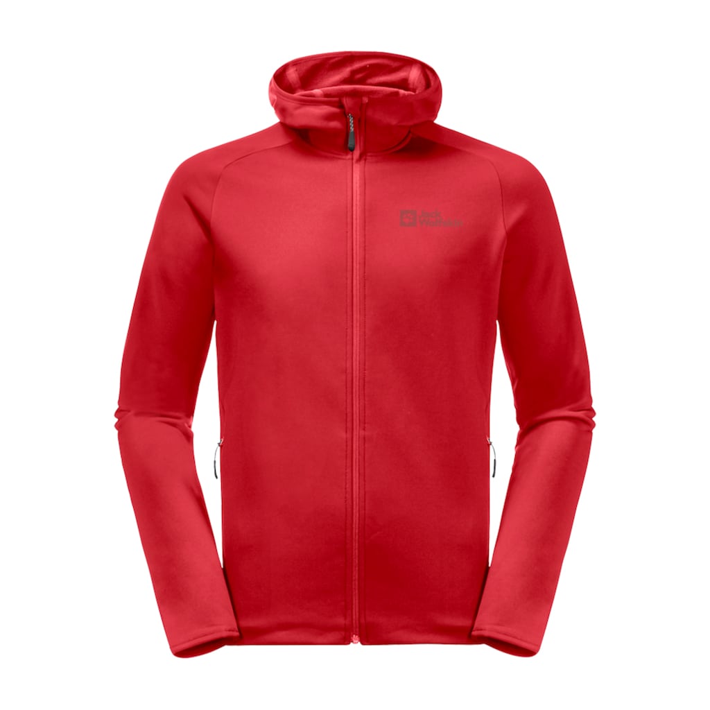 Jack Wolfskin Fleecejacke »BAISELBERG HOODED FZ M«, mit Kapuze