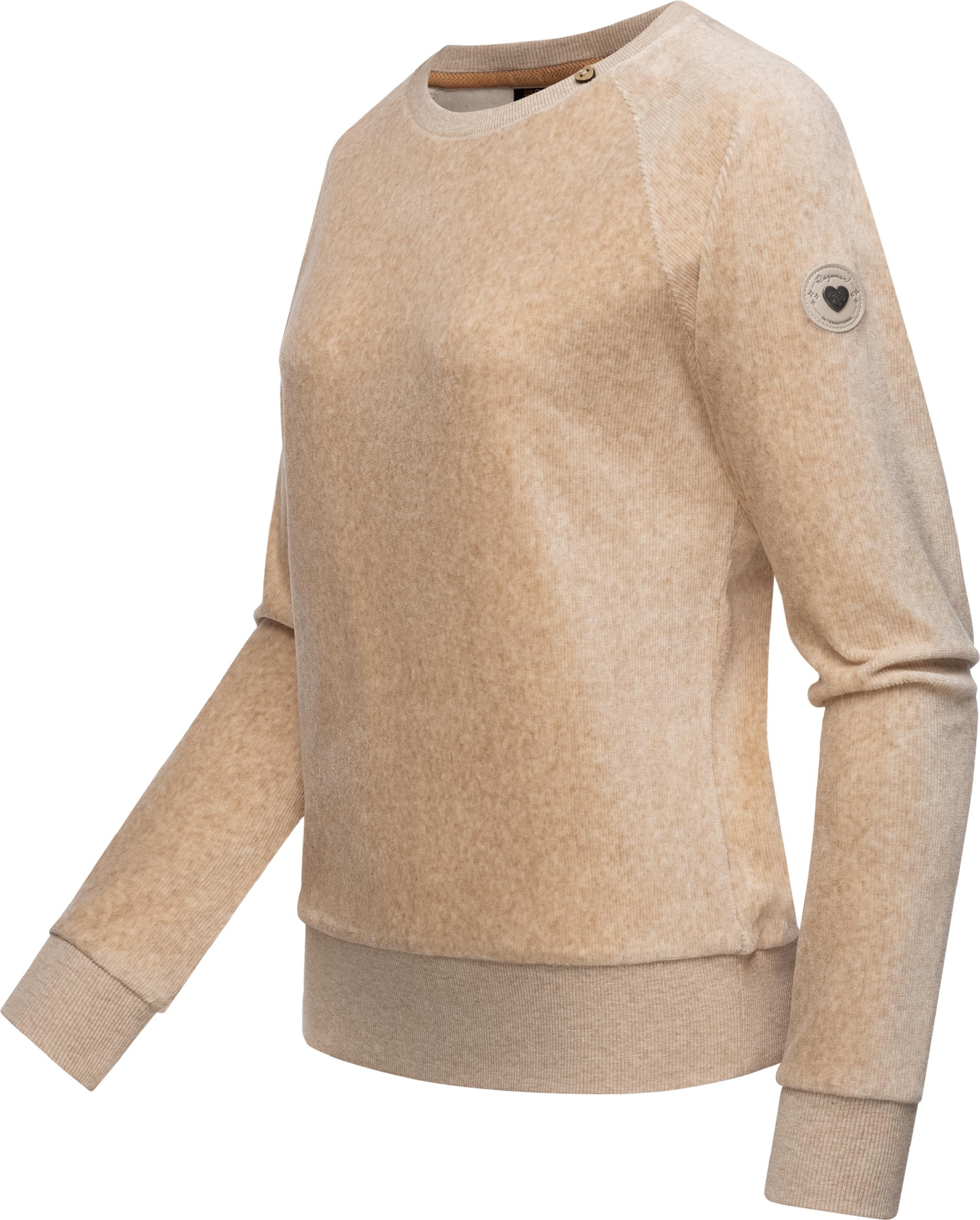 Ragwear Sweater »Kapuzensweatshirt Johanka Velvet«