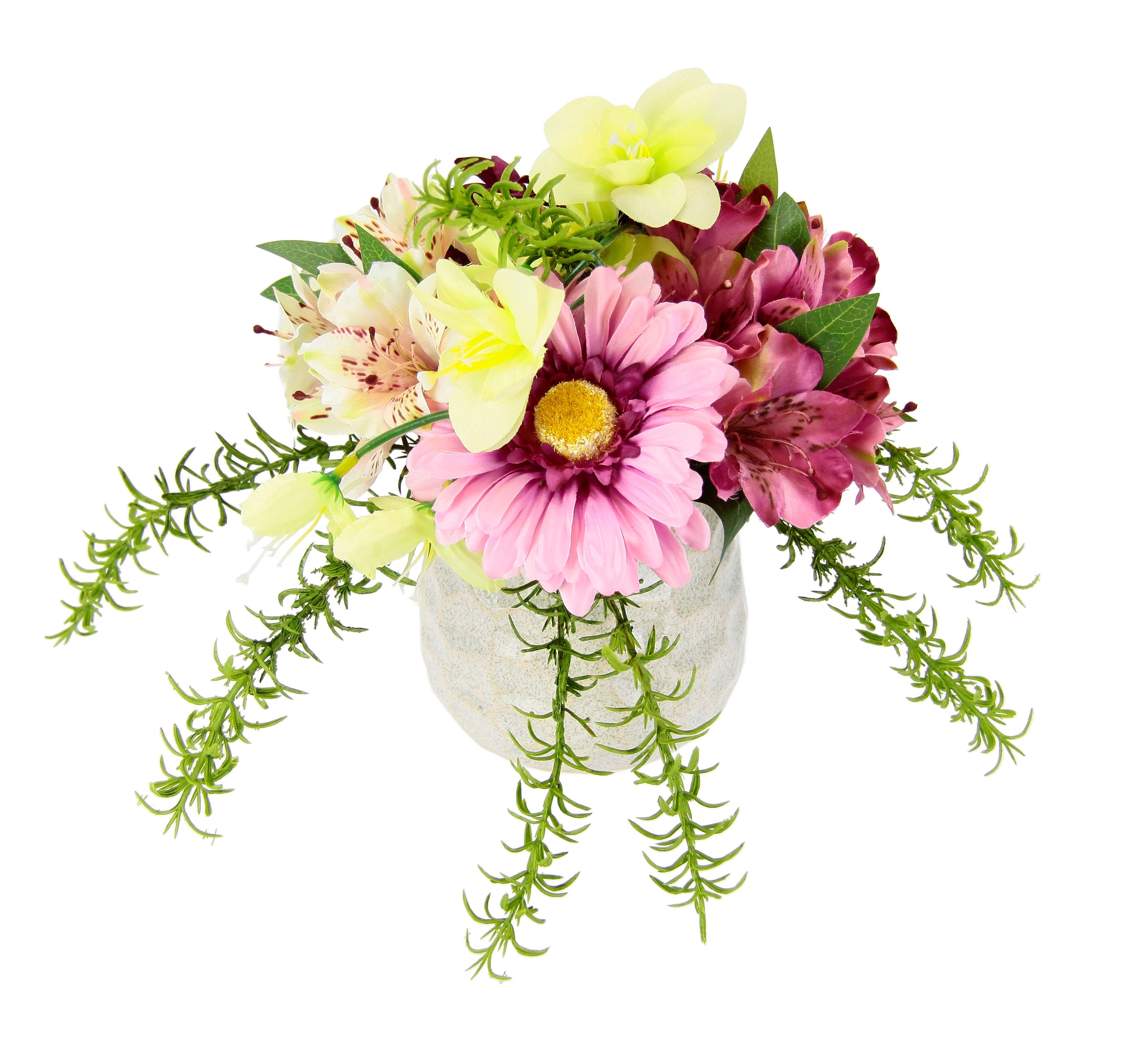 I.GE.A. Kunstblume »Arrangement Blüten«, (1 St.), Topf aus Keramik bei OTTO