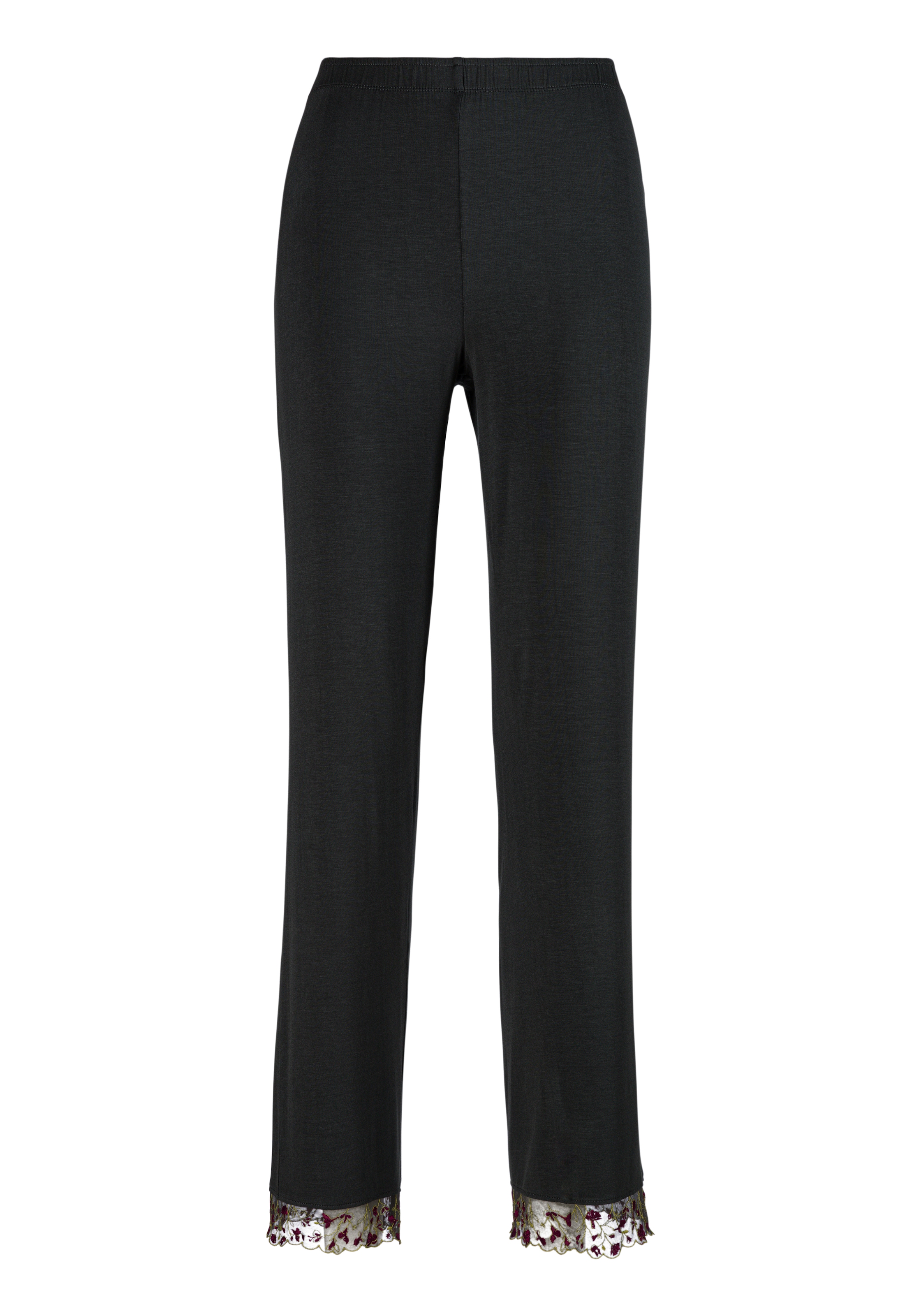 LASCANA Pyjama Set, 2 mit bunten Spitzendetails