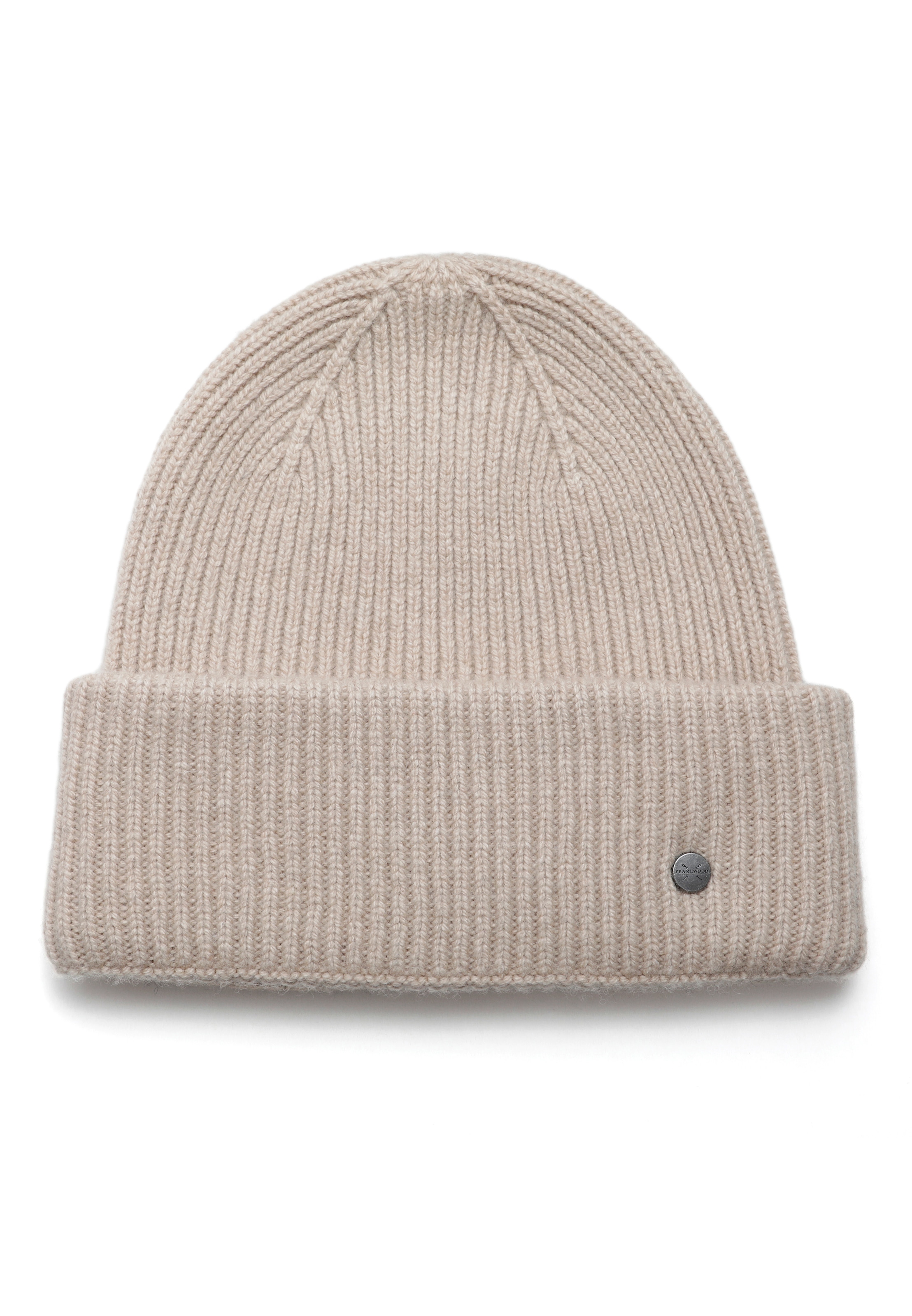 PEARLWOOD Strickmütze »IVA«, Feinripp, breiter Umschlag, Temperaturregulierend, Wollanteil