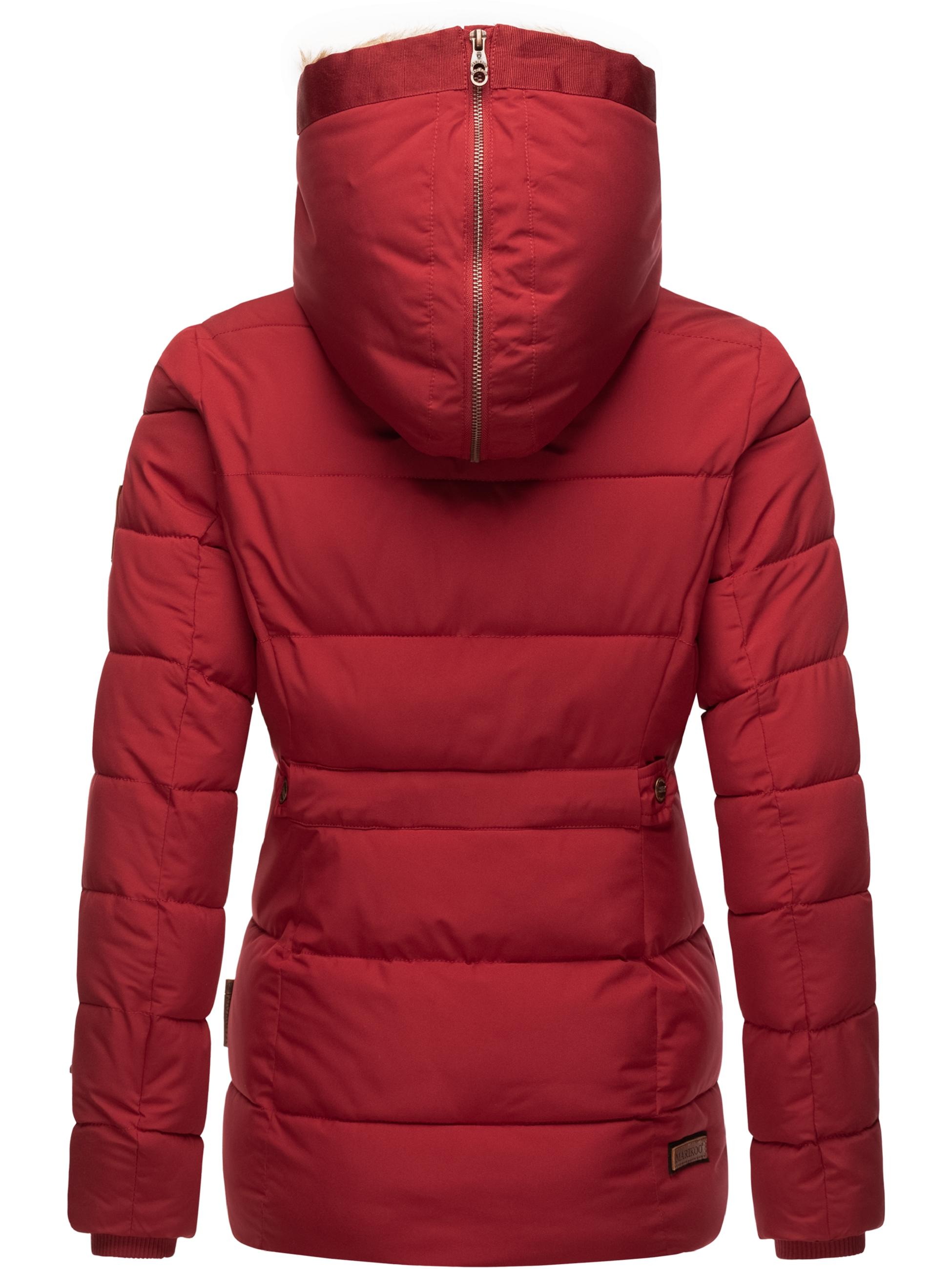 Marikoo Winterjacke »Winterjacke Nekoo«, mit Kapuze, stylische Damen Steppjacke mit großer Kapuze